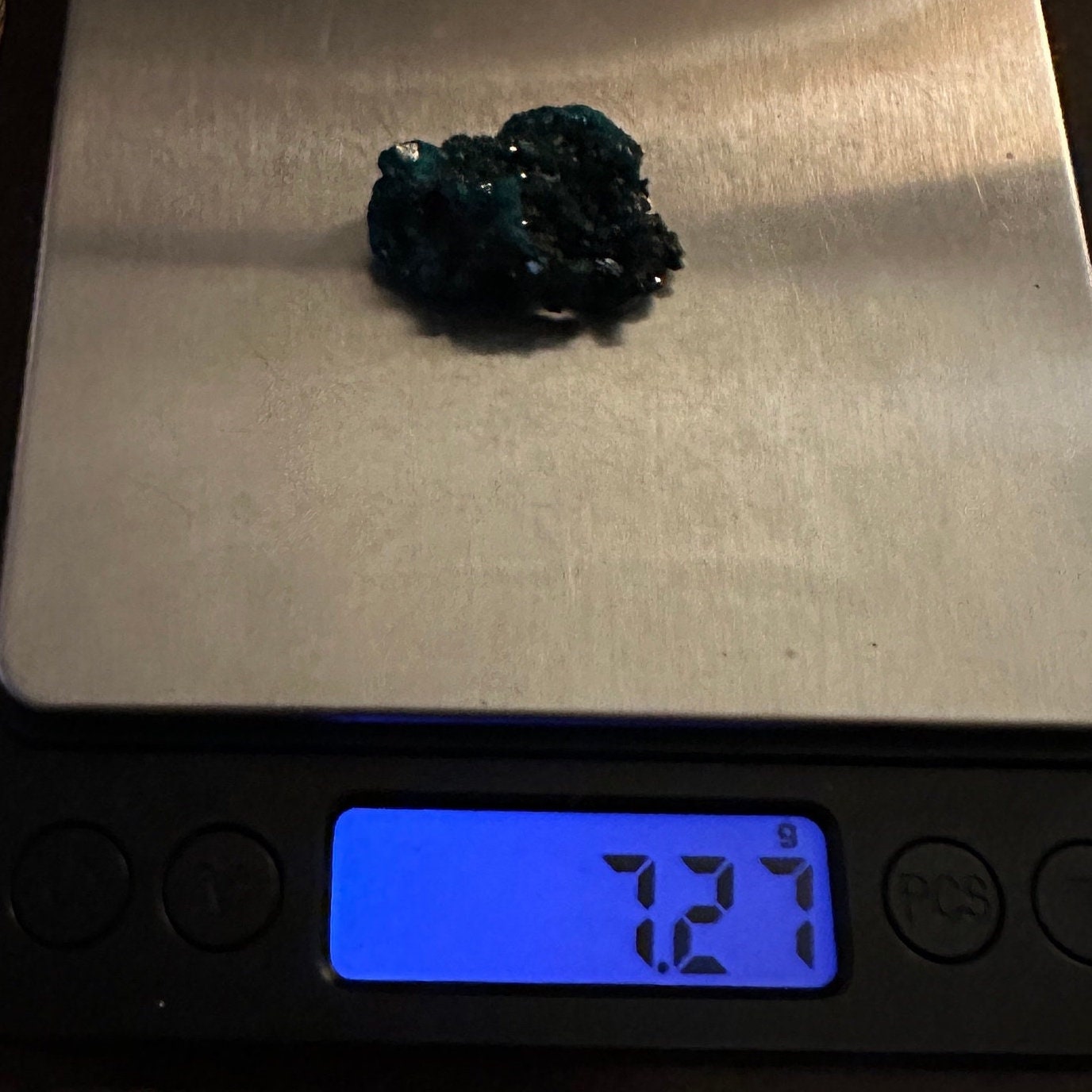 Dioptase, Dioptase Crystal, Deep Emerald Green Color, Authentic, Congo, Reiki, Heart Chakra, Compassion, Financial Abundance, 7.27 grams