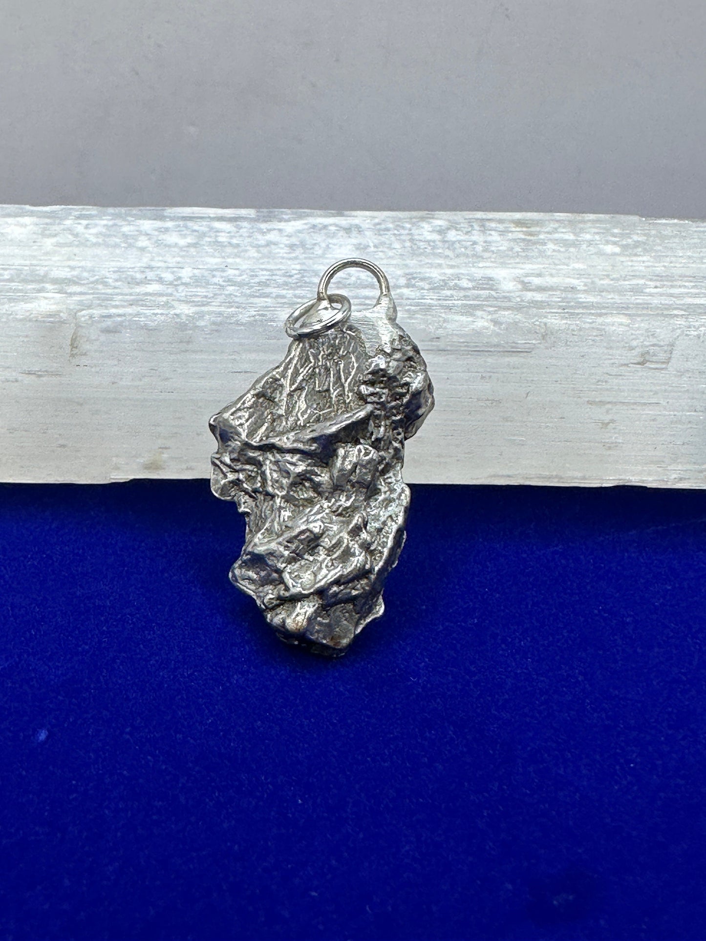 Campo del Meteorite Pendant, Astronomy Gift, Authentic Meteorite, Meteorite Jewelry, Meteorite Pendant, COA, Space Gift, 17.90 Grams