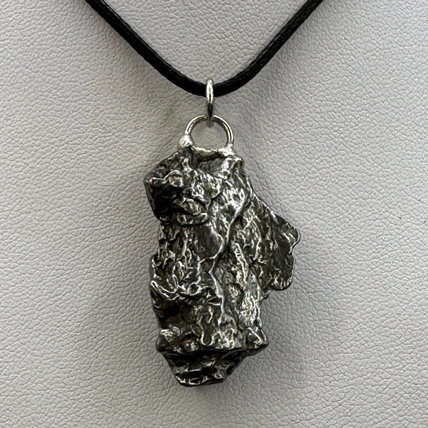 Campo del Meteorite Pendant, Astronomy Gift, Authentic Meteorite, Meteorite Jewelry, Meteorite Pendant, COA, Space Gift, 17.90 Grams