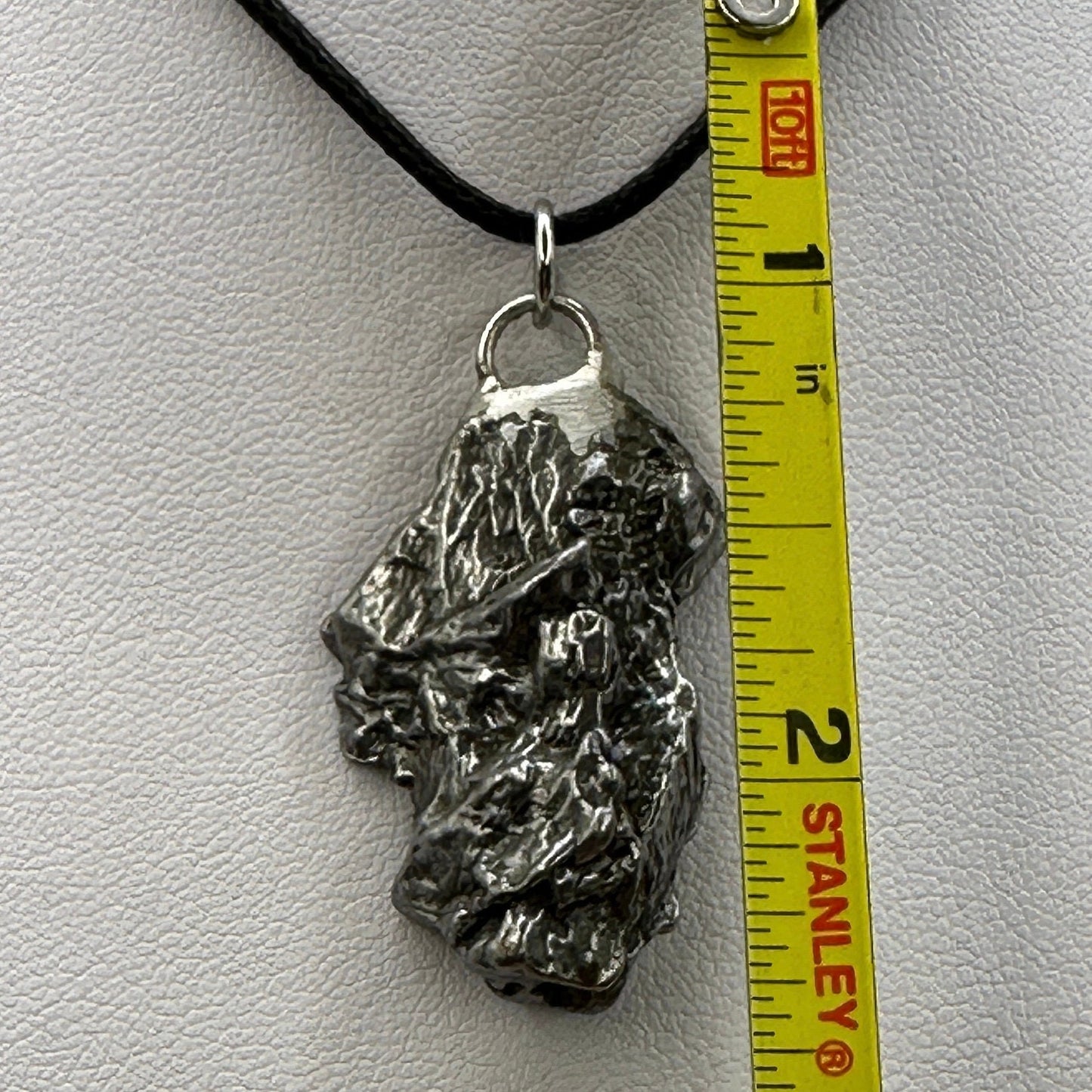 Campo del Meteorite Pendant, Astronomy Gift, Authentic Meteorite, Meteorite Jewelry, Meteorite Pendant, COA, Space Gift, 17.90 Grams