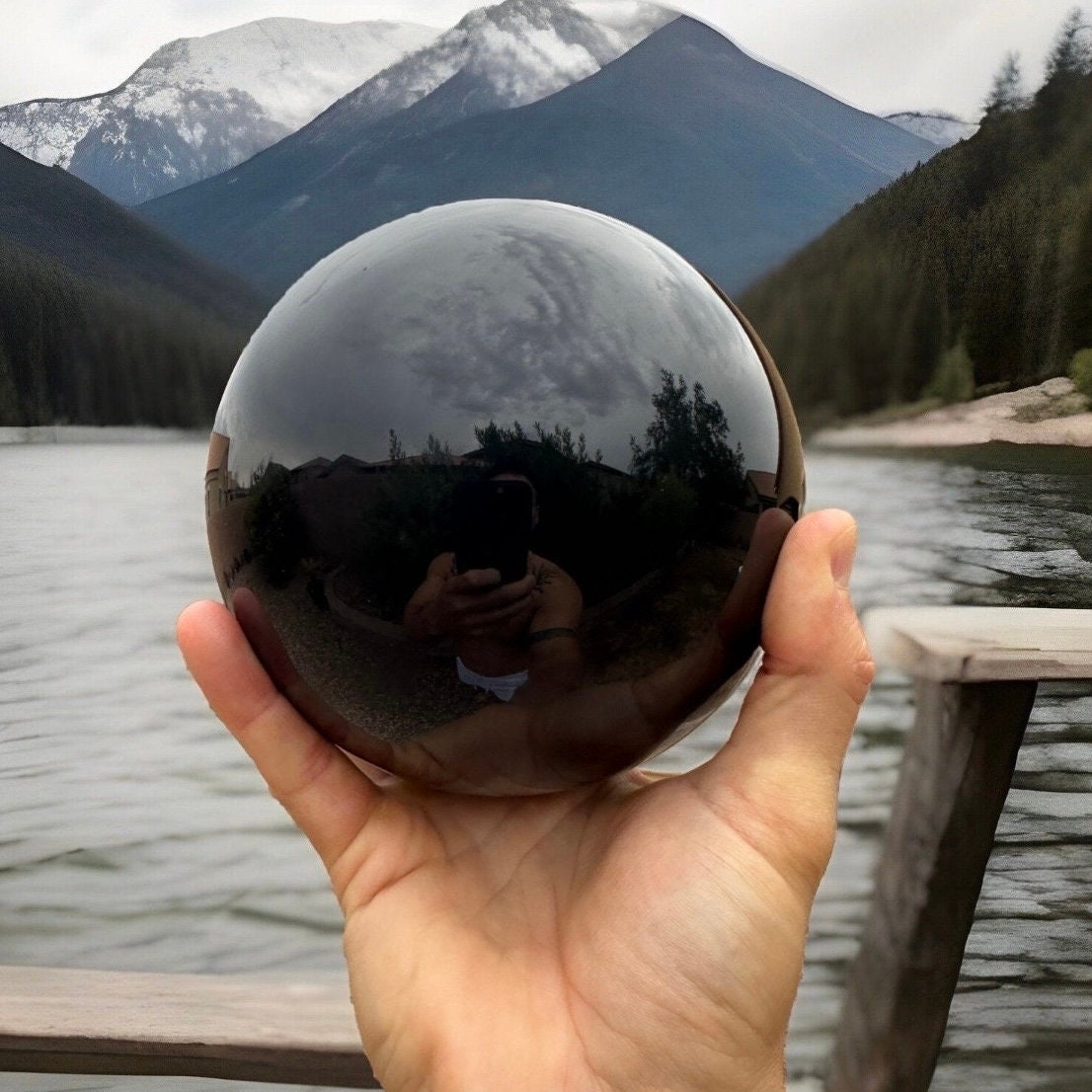 Obsidian Sphere, Polished Obsidian, Crystal Sphere, Obsidian, Energy work, Protection, Reiki Energy, Dragon Glass, 7 lbs 7.8 ounces