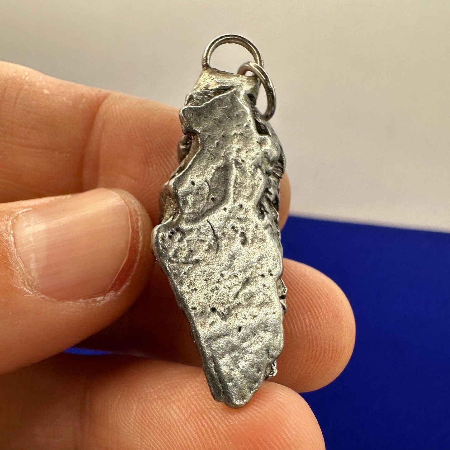 Beautiful Aletai Meteorite Pendant, 20.82 grams, Astronomy Gift, Authentic Meteorite, Meteorite Jewelry, Meteorite Pendant, COA, Space Gift