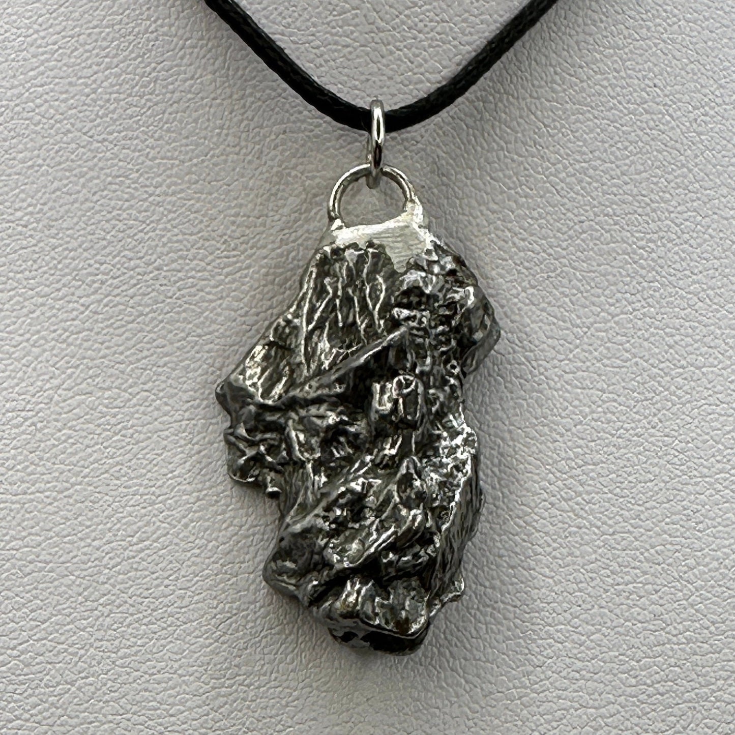 Campo del Meteorite Pendant, Astronomy Gift, Authentic Meteorite, Meteorite Jewelry, Meteorite Pendant, COA, Space Gift, 17.90 Grams