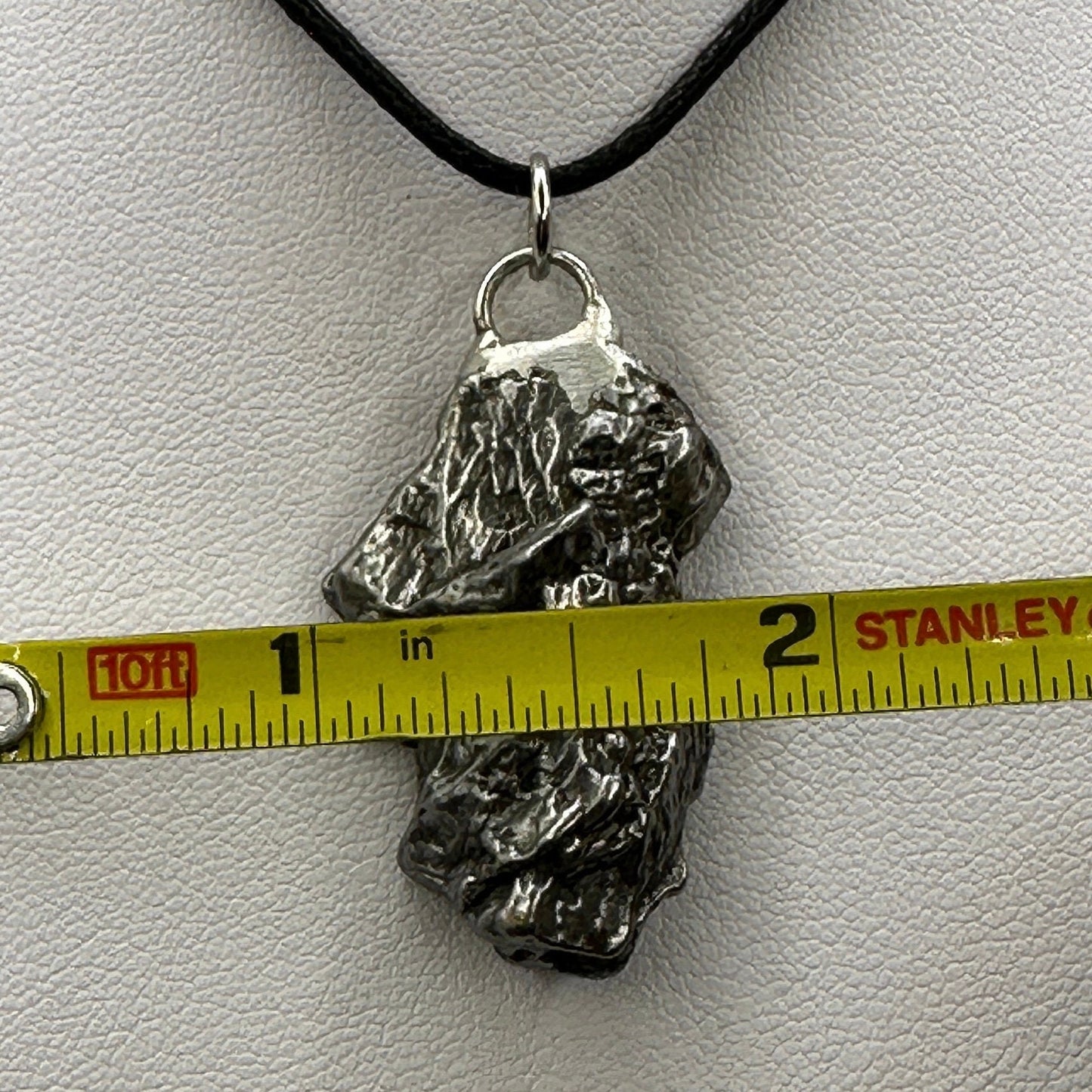 Campo del Meteorite Pendant, Astronomy Gift, Authentic Meteorite, Meteorite Jewelry, Meteorite Pendant, COA, Space Gift, 17.90 Grams