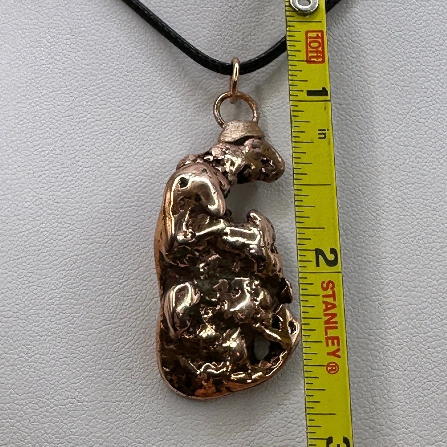 Copper Nugget Pendant, Copper Pendant, Michigan Copper, Michigan Float Copper, Handmade Pendant, Michigan Gift, Copper Jewelry, 22.04 grams