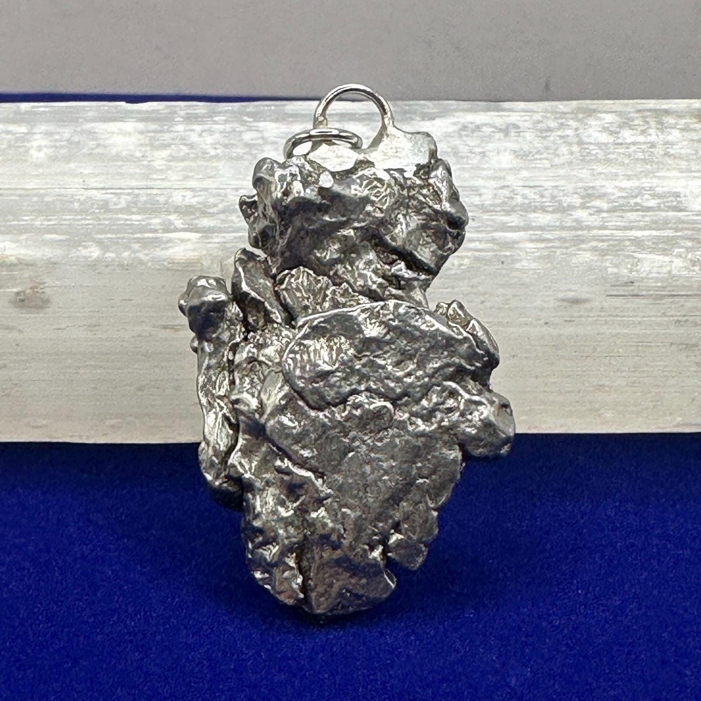 Unique and Rare Campo del Cielo Meteorite Pendant 25.19 grams, Astronomy Gift, Rare Moving Piece, Iron Meteorite, Space Gift, Space