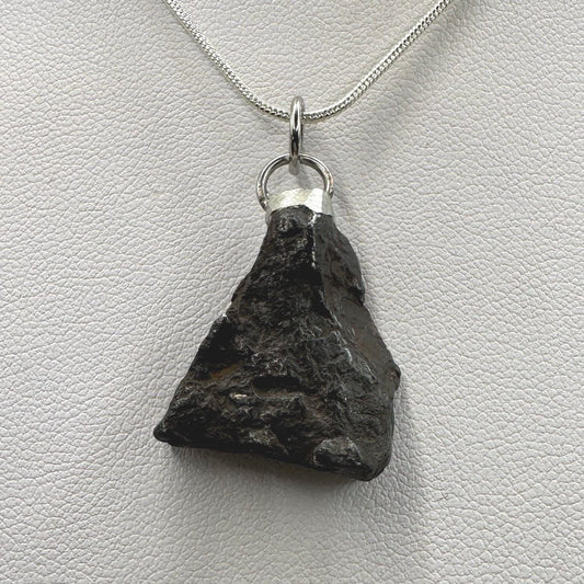 Rare Canyon Diablo Meteorite Pendant 11.49 grams, Beautiful and unique meteorite formation, Astronomy Gift, Space Gift, Iron Meteorite