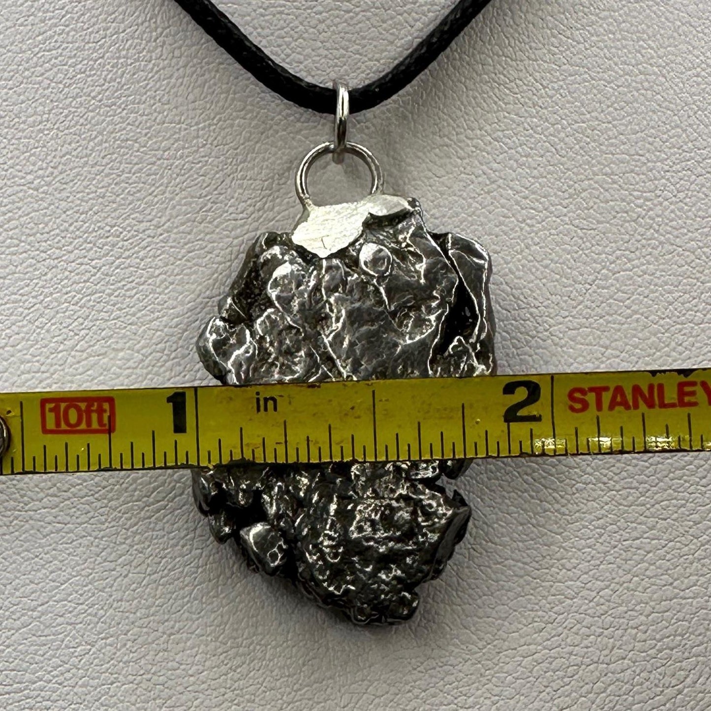 Beautiful Meteorite Campo del Cielo Pendant 18.04 Grams, Astronomy Gift, Authentic Meteorite, Meteorite Jewelry, Meteorite Pendant, COA