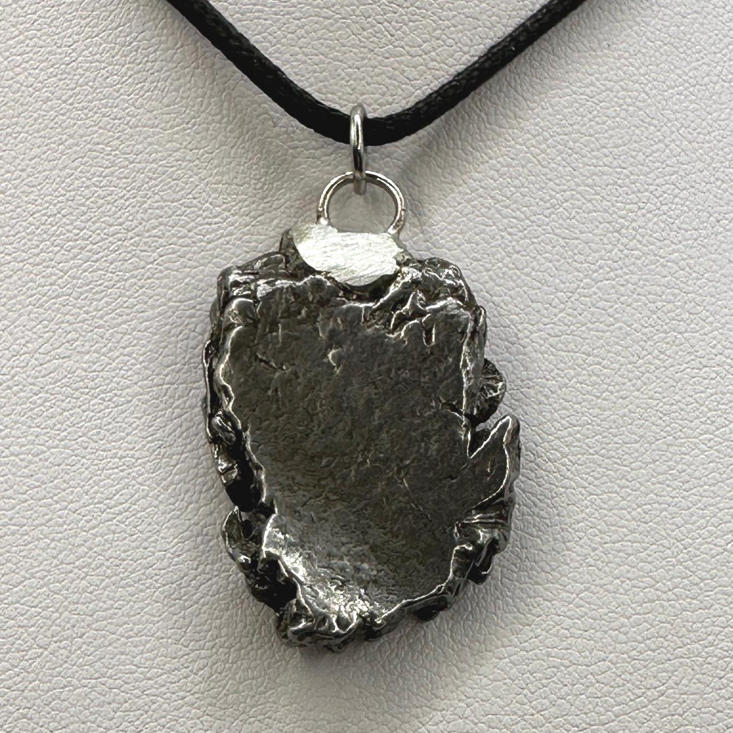 Beautiful Meteorite Campo del Cielo Pendant 18.04 Grams, Astronomy Gift, Authentic Meteorite, Meteorite Jewelry, Meteorite Pendant, COA