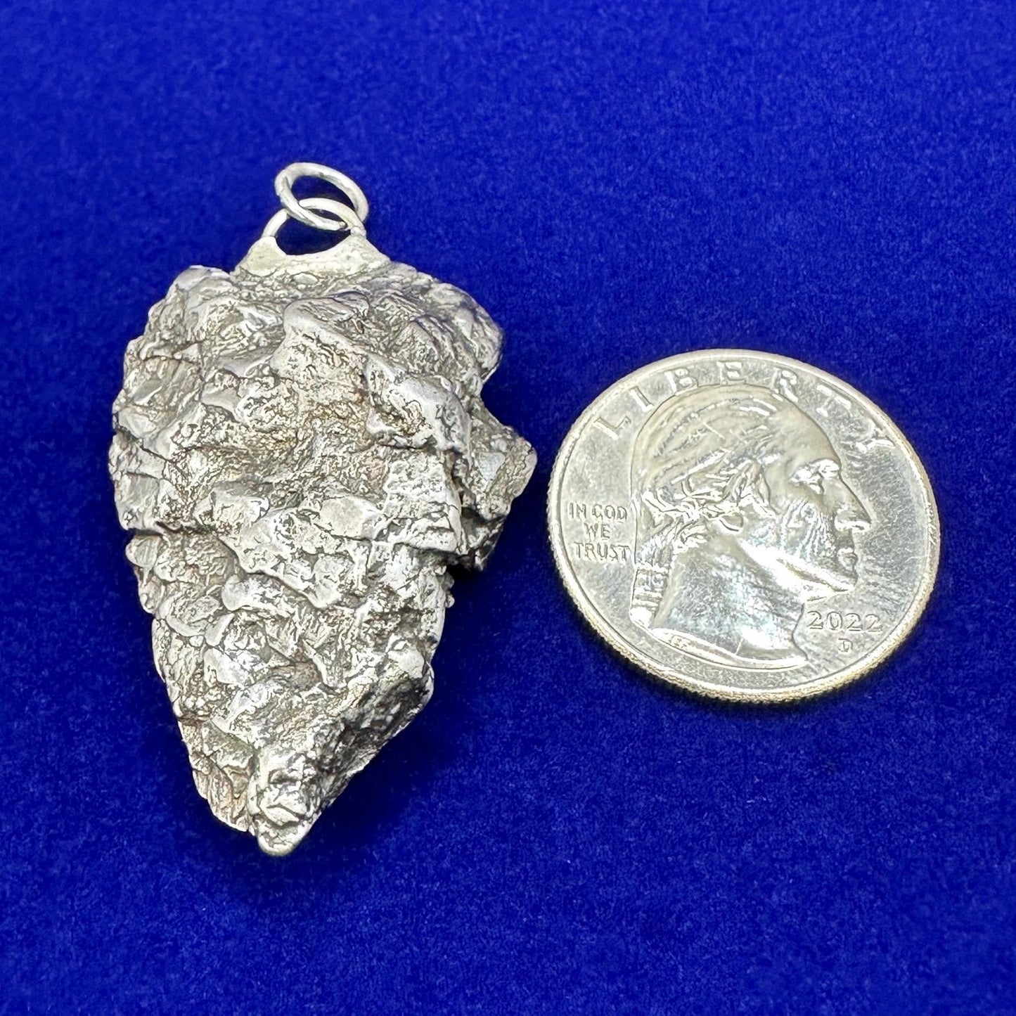 Uruacu Meteorite Pendant, Brazil, Uruacu Meteorite Crystal, Astronomy Gift, Space Gift, Iron Meteorite, COA, Manifestation, Success, 28.51g