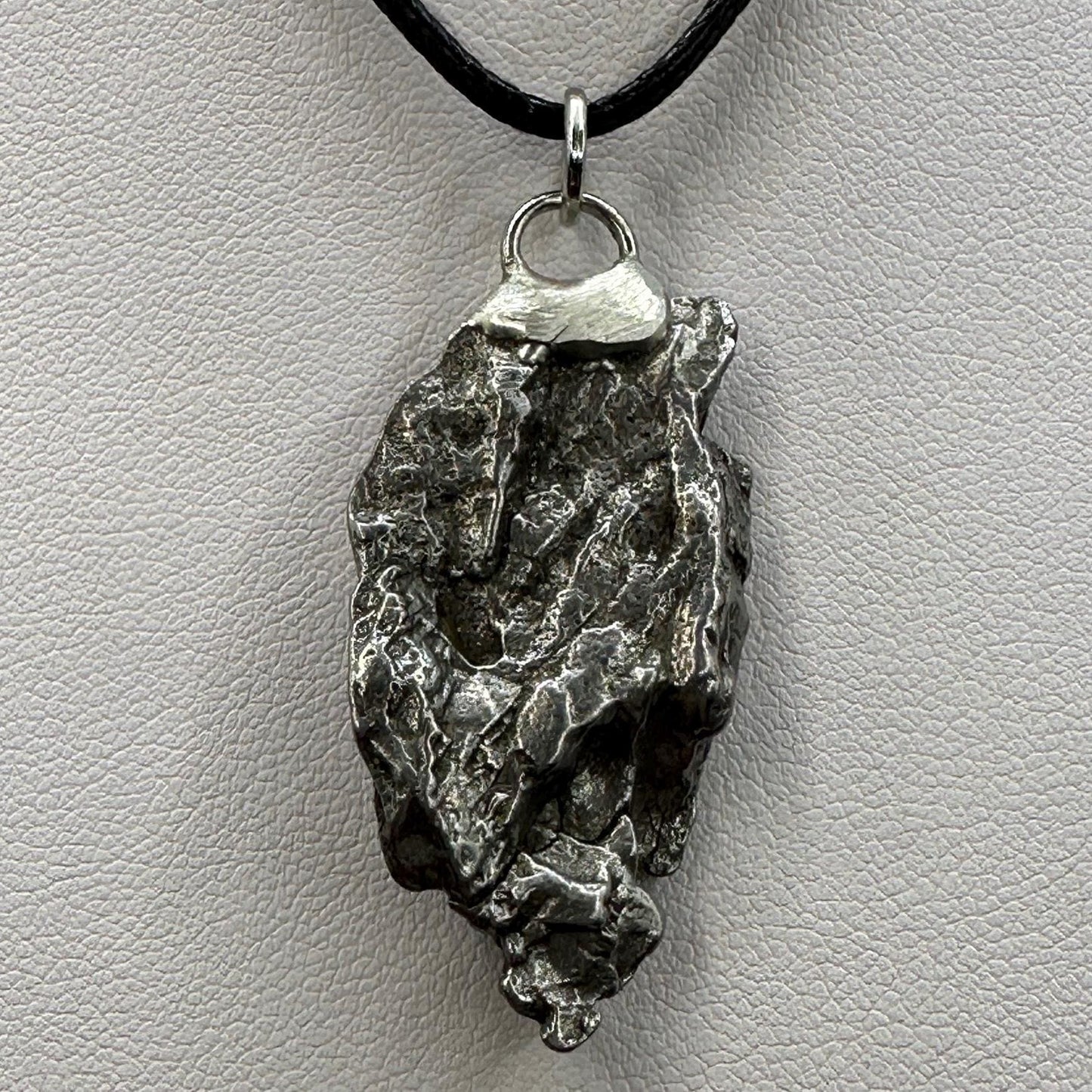 Beautiful Meteorite Campo del Cielo Pendant 14.23 Grams, Astronomy Gift, Authentic Meteorite, Meteorite Jewelry, Meteorite Pendant, COA