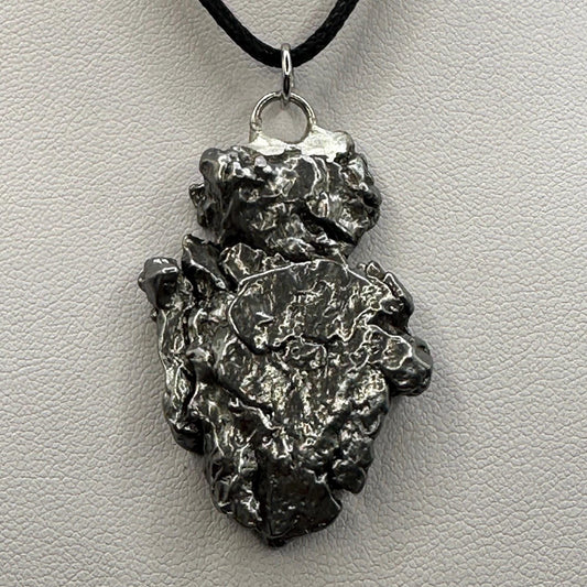 Unique and Rare Campo del Cielo Meteorite Pendant 25.19 grams, Astronomy Gift, Rare Moving Piece, Iron Meteorite, Space Gift, Space