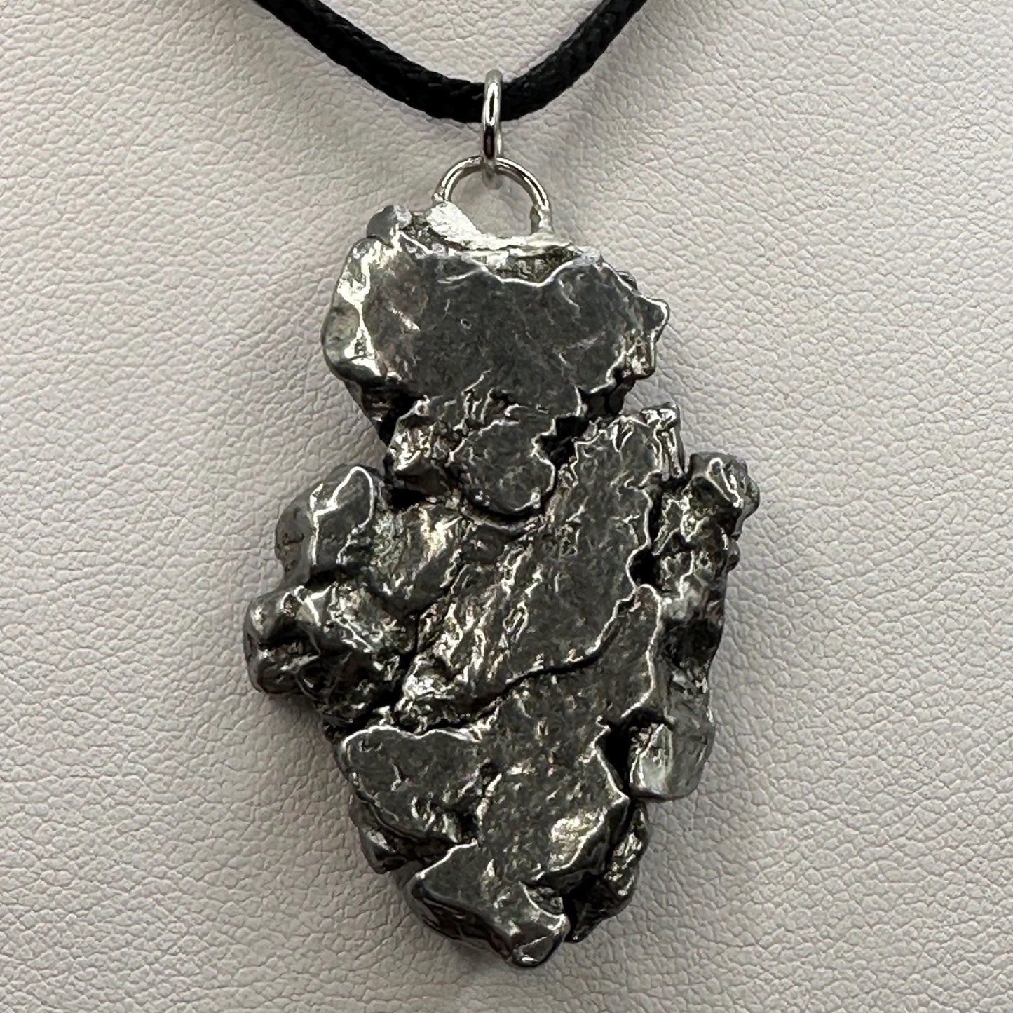 Unique and Rare Campo del Cielo Meteorite Pendant 25.19 grams, Astronomy Gift, Rare Moving Piece, Iron Meteorite, Space Gift, Space