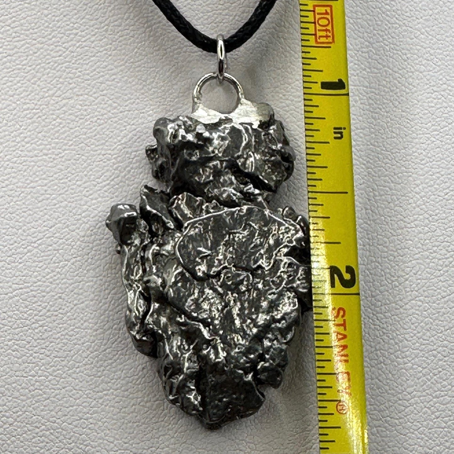 Unique and Rare Campo del Cielo Meteorite Pendant 25.19 grams, Astronomy Gift, Rare Moving Piece, Iron Meteorite, Space Gift, Space