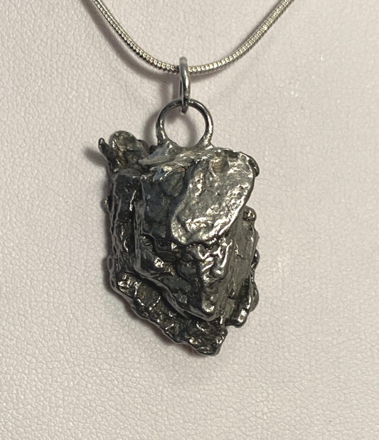 Unique Campo del Cielo Meteorite Pendant 21.09 grams