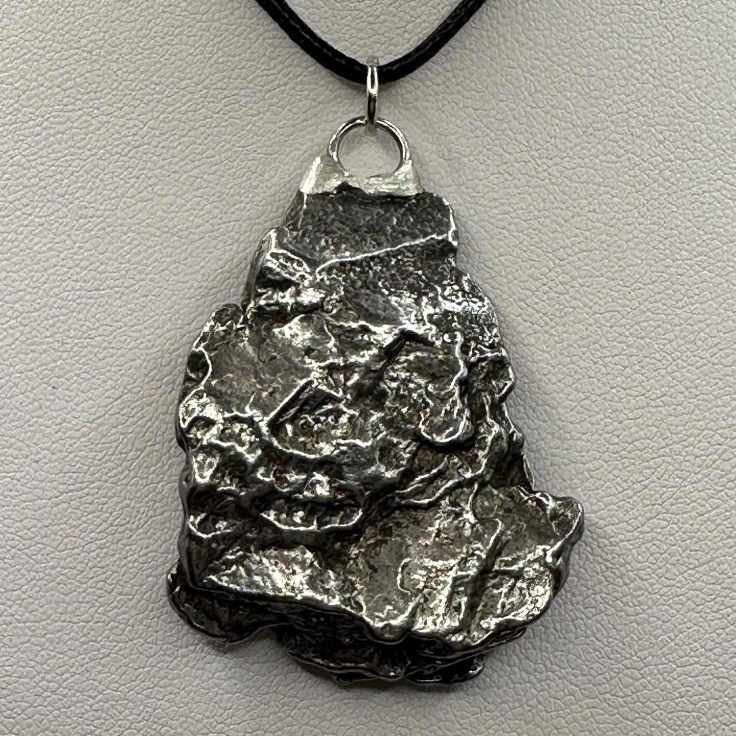 Beautiful Meteorite Campo del Cielo Pendant, 40.70 grams, Astronomy Gift, Authentic Meteorite, Meteorite Jewelry, Meteorite Pendant, COA