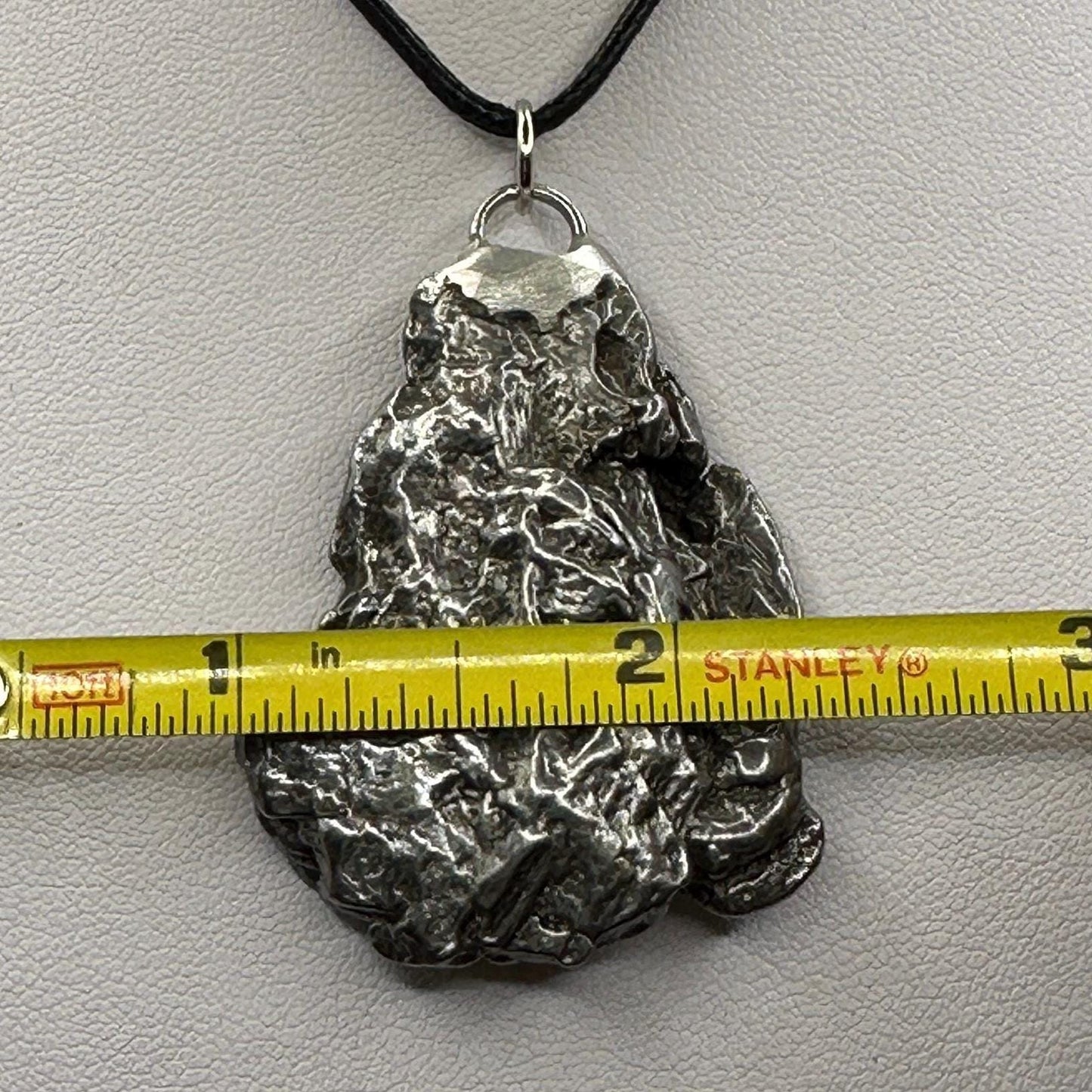 Beautiful Meteorite Campo del Cielo Pendant, 40.70 grams, Astronomy Gift, Authentic Meteorite, Meteorite Jewelry, Meteorite Pendant, COA