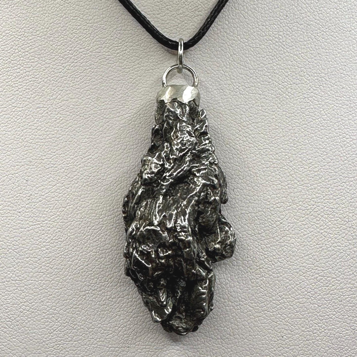 Beautiful Meteorite Campo del Cielo Pendant, 33.92 grams, Astronomy Gift, Authentic Meteorite, Meteorite Jewelry, Meteorite Pendant, COA