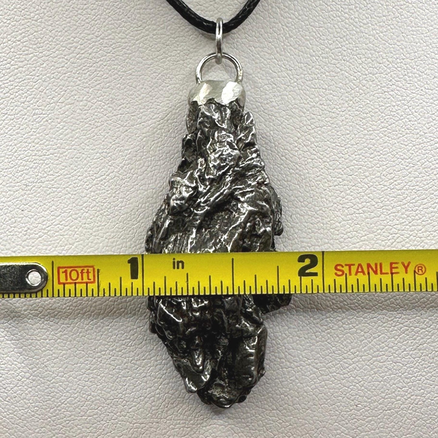 Beautiful Meteorite Campo del Cielo Pendant, 33.92 grams, Astronomy Gift, Authentic Meteorite, Meteorite Jewelry, Meteorite Pendant, COA