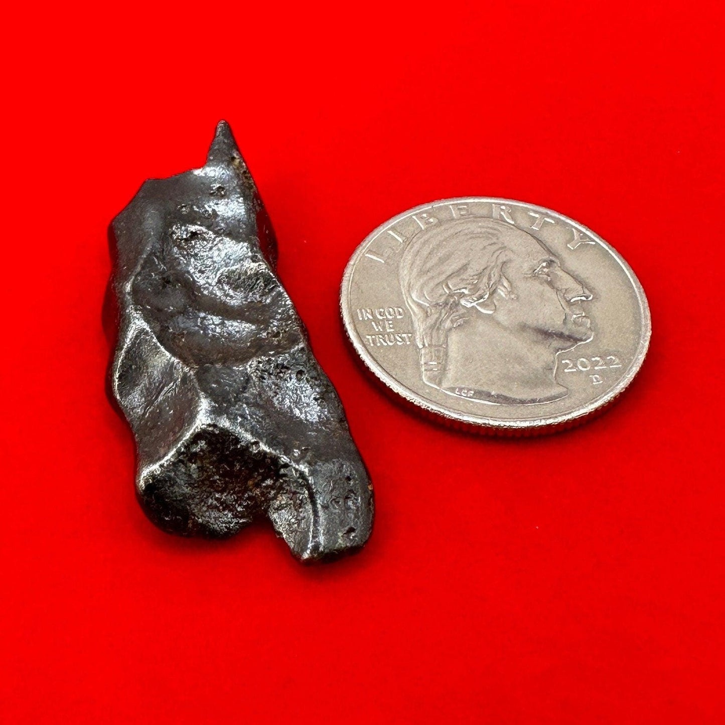 Sikhote-Alin Meteorite Russia Specimen 15.07 grams, Beautiful and unique meteorite formation, a gift from the cosmos, Astronomy Gift