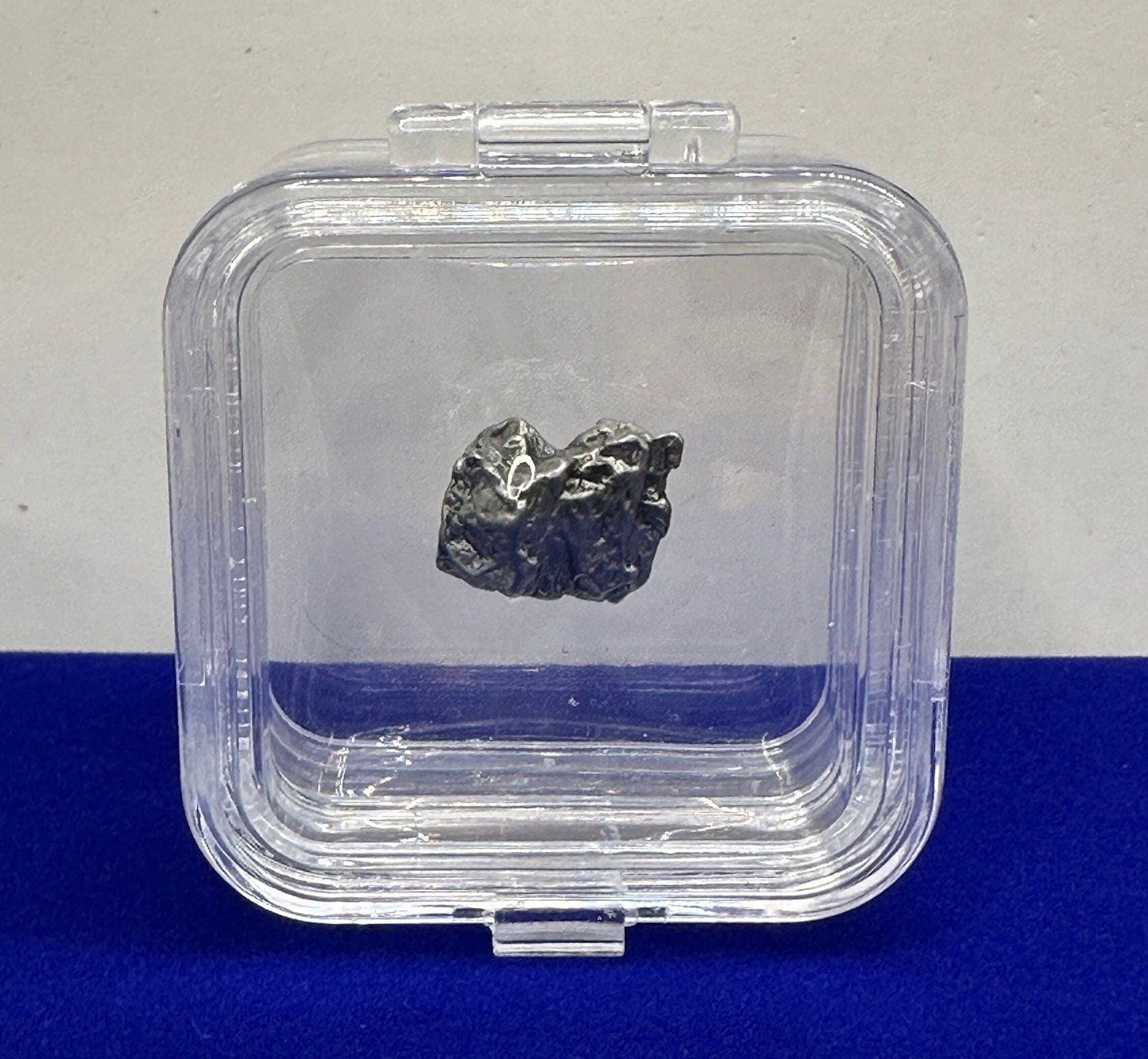 Beautiful Meteorite Specimen Campo del Cielo 7.48 grams, comes with a display case and velvet carrying bag, Astronomy Gift, Space Gift