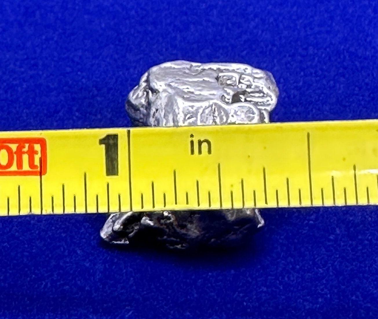 Beautiful Meteorite Specimen Campo del Cielo 7.48 grams, comes with a display case and velvet carrying bag, Astronomy Gift, Space Gift