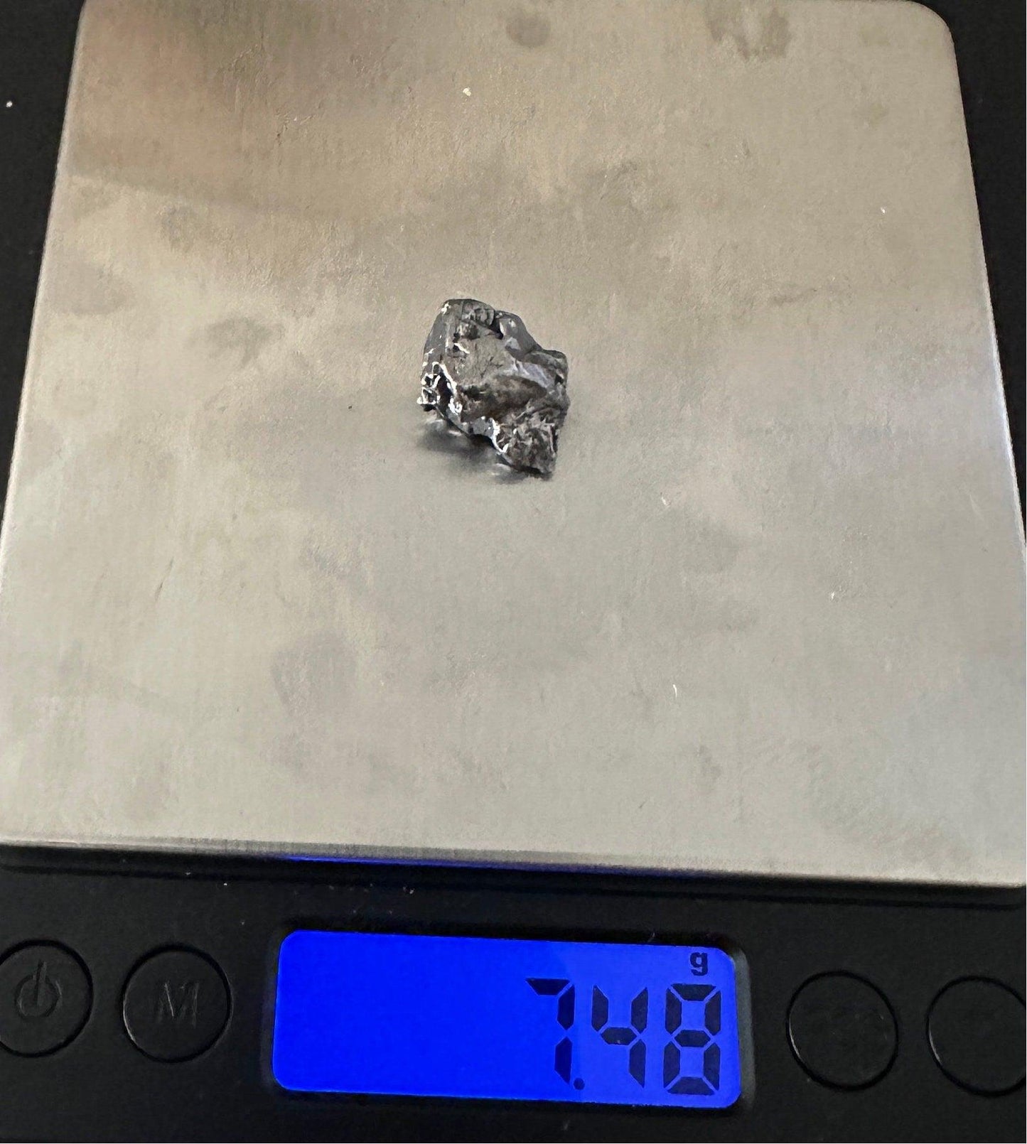 Beautiful Meteorite Specimen Campo del Cielo 7.48 grams, comes with a display case and velvet carrying bag, Astronomy Gift, Space Gift