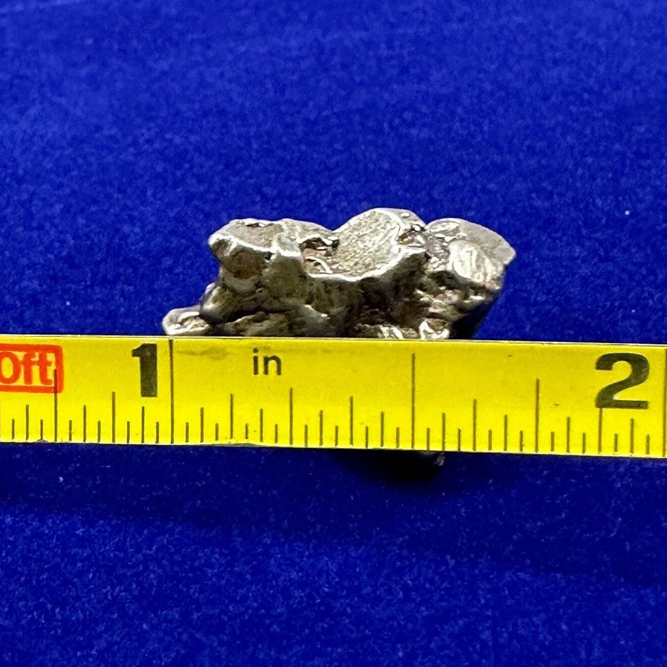 Tiny Meteorite Specimen Campo del Cielo, 7.11g, Iron Meteorite, Astronomy Gift, Pocket Sized Gift, Space Gift, Gift for Kids of all Ages