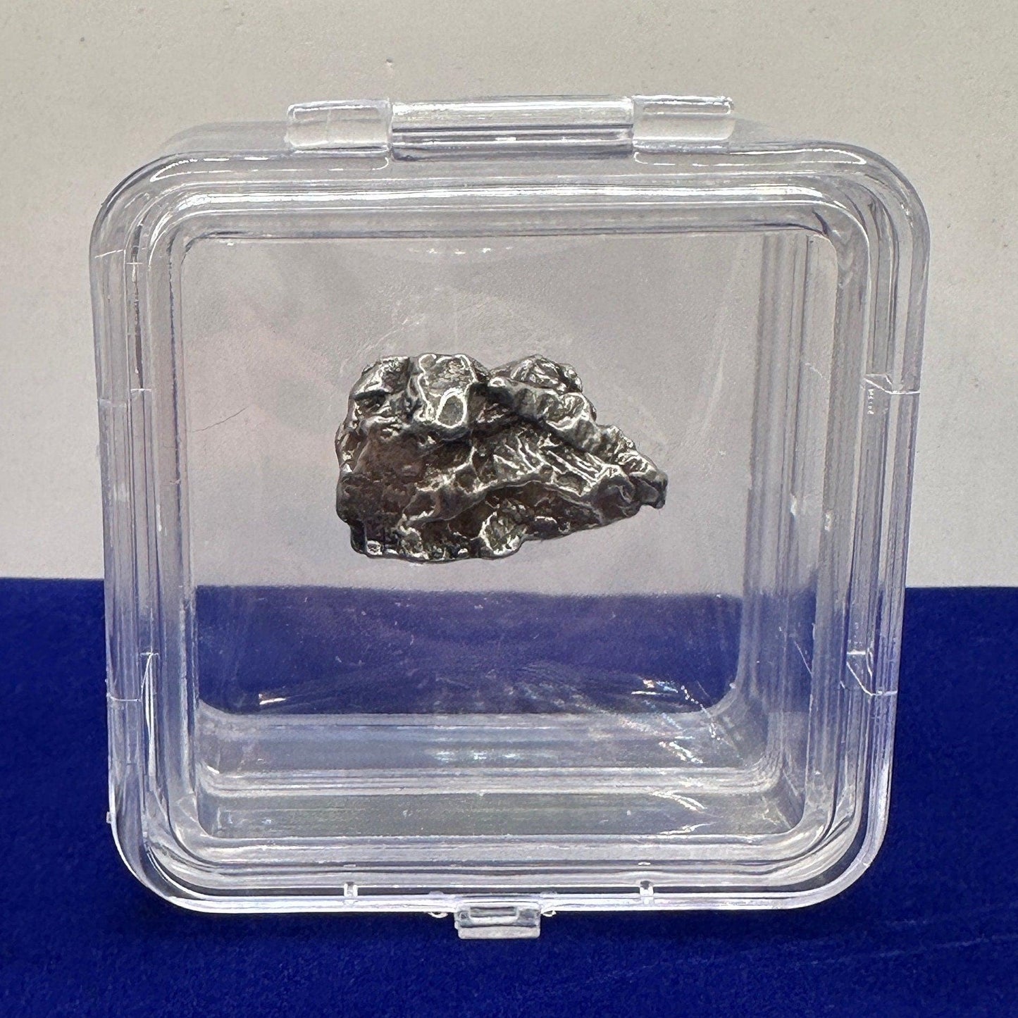 Beautiful Meteorite Specimen Campo del Cielo 31.78 grams, comes with a display case and velvet carrying bag, Astronomy Gift, Space Gift