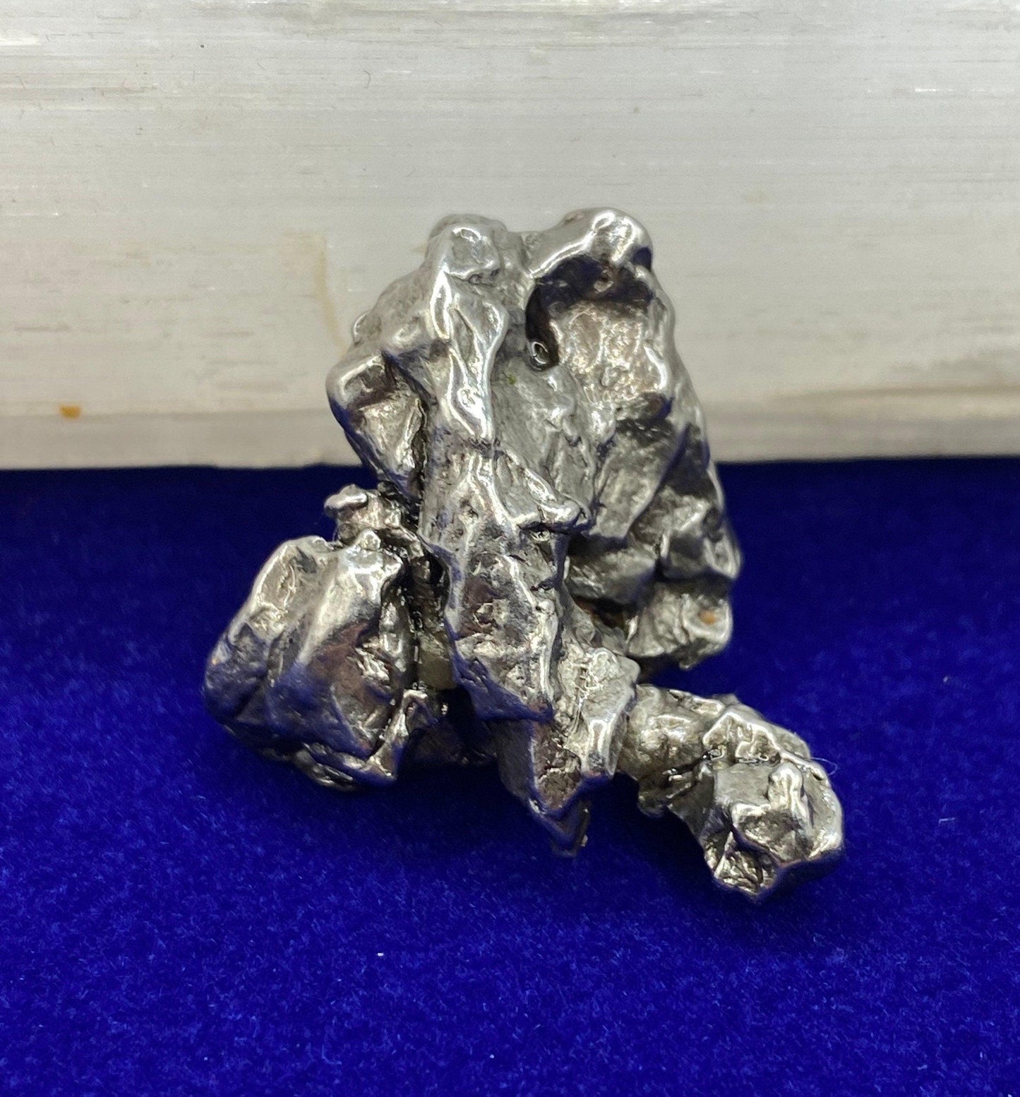 Beautiful Meteorite Specimen Campo del Cielo 14.93 grams, comes with a display case and velvet carrying bag, Astronomy Gift, Space Gift