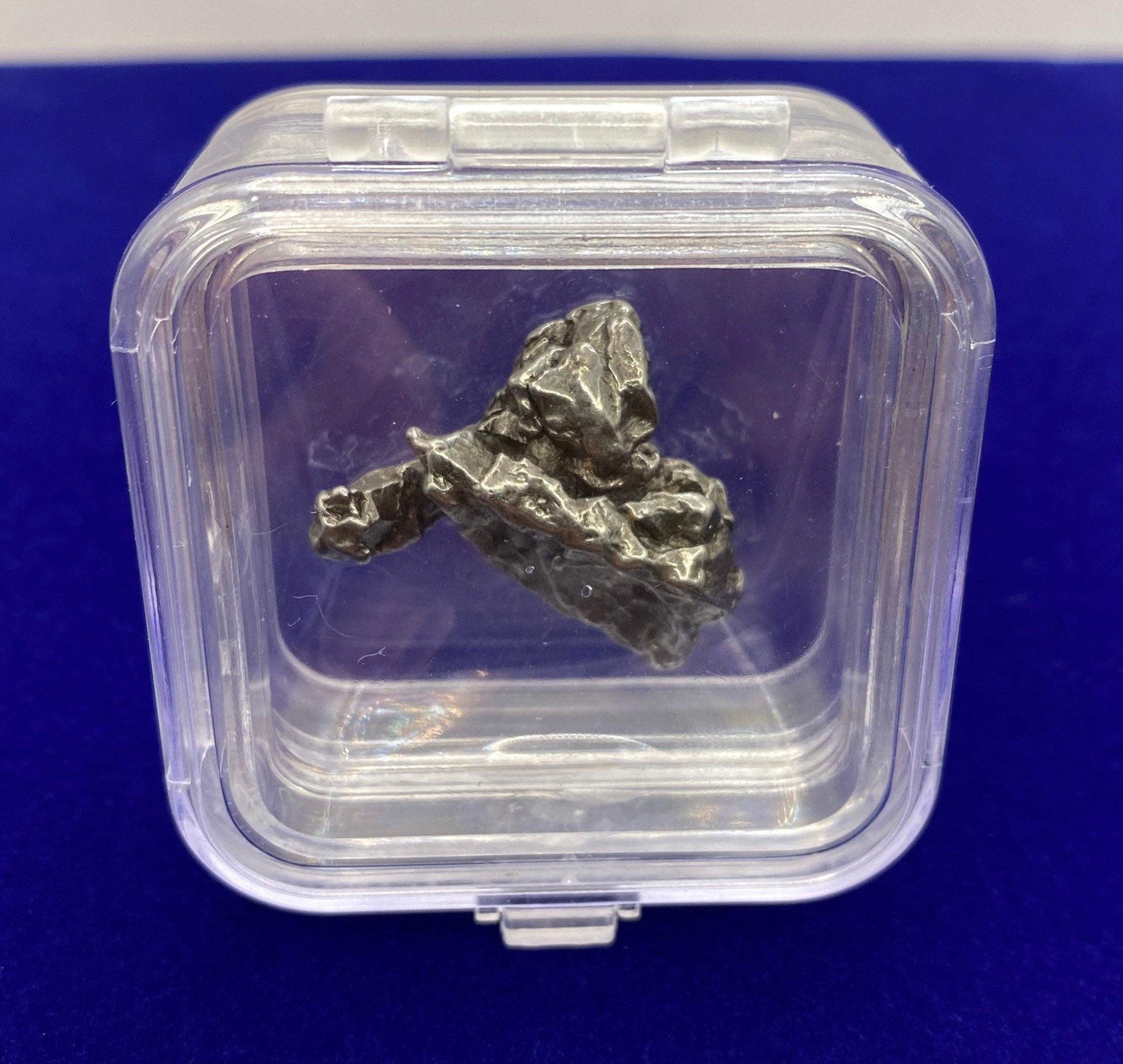 Beautiful Meteorite Specimen Campo del Cielo 14.93 grams, comes with a display case and velvet carrying bag, Astronomy Gift, Space Gift