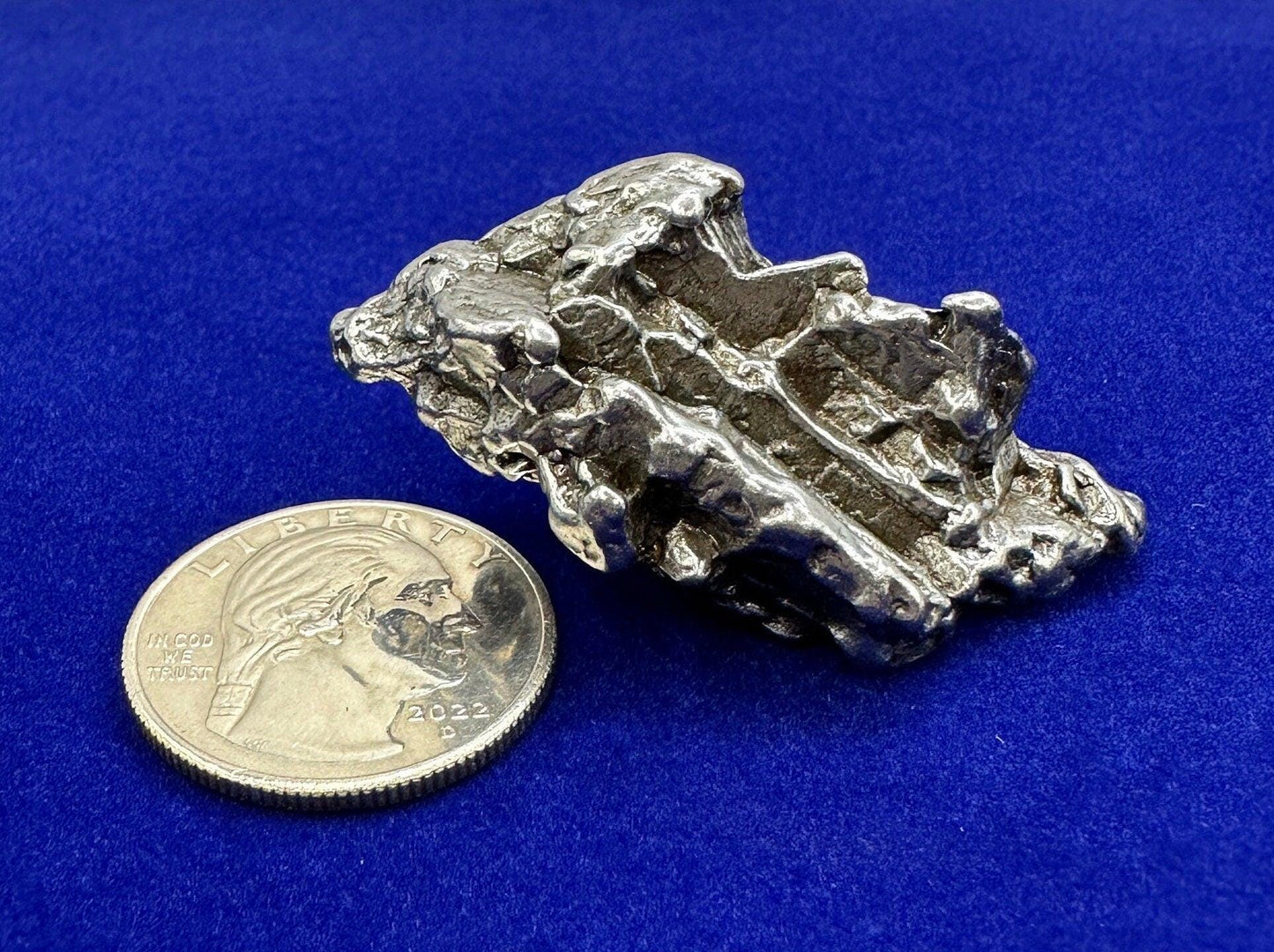 Meteorite Specimen Campo del Cielo 49.20 grams, Office Decor, Astronomy Gift, Space Gift, Iron Paperweight, COA, Iron Meteorite, Meteorite