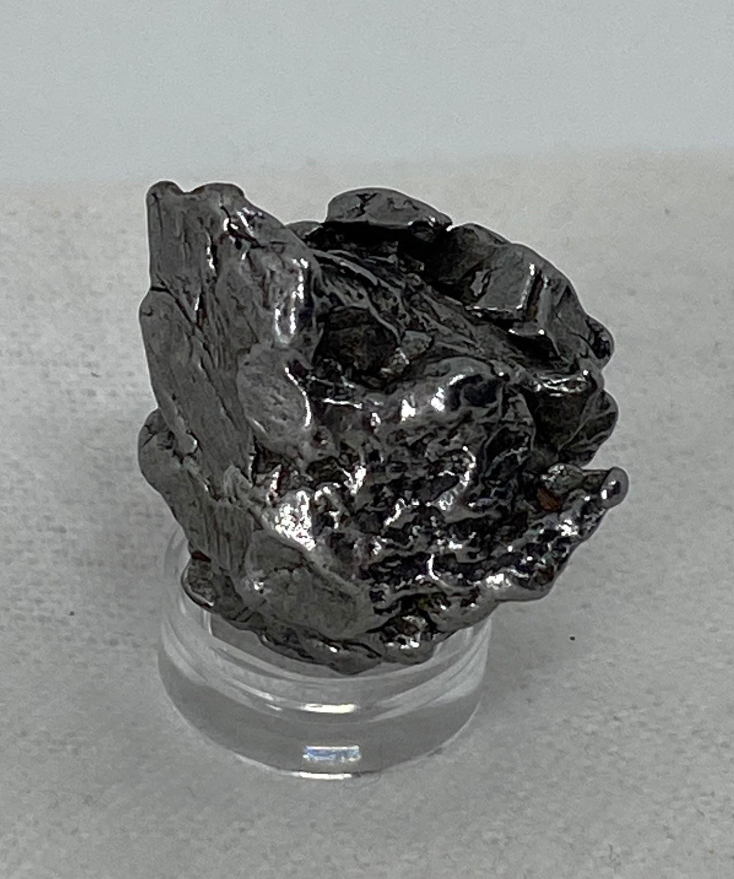 Meteorite Nugget Specimen Campo del Cielo 27.62 grams, comes with a display case and stand, A perfect gift for yourself or a loved one