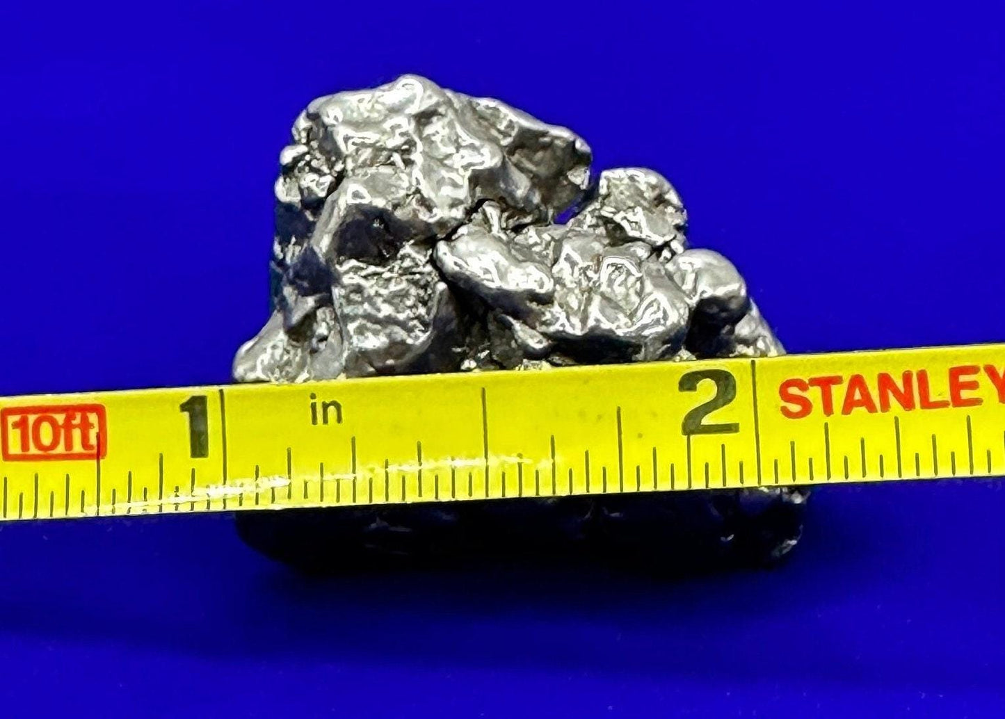 Unique Meteorite Specimen Campo del Cielo 35.05 grams, Rare Moving Piece, Reiki, Astronomy Gift, Display Case and Carrying Bag