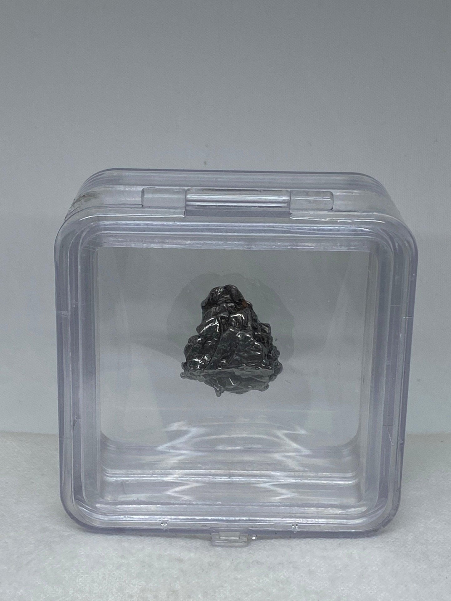 Meteorite Nugget Specimen Campo del Cielo 27.62 grams, comes with a display case and stand, A perfect gift for yourself or a loved one