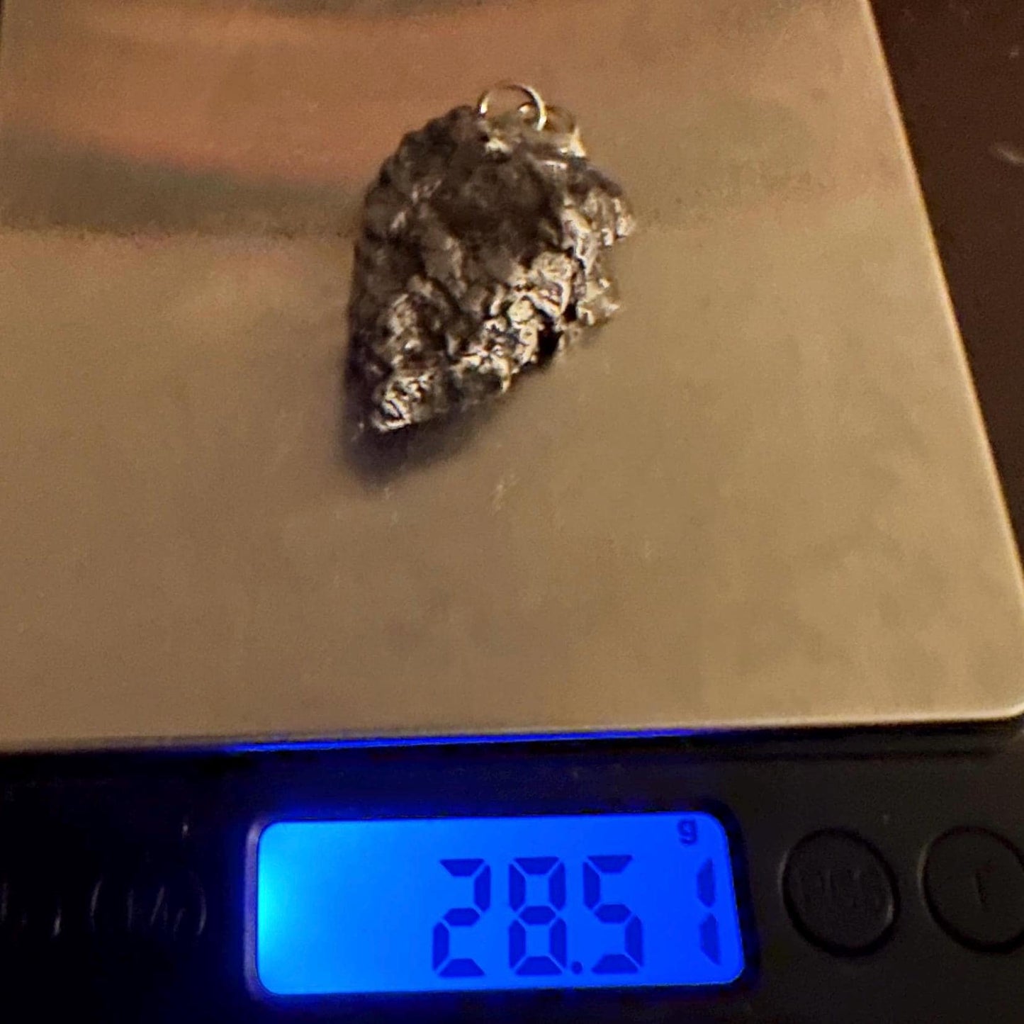 Uruacu Meteorite Pendant, Brazil, Uruacu Meteorite Crystal, Astronomy Gift, Space Gift, Iron Meteorite, COA, Manifestation, Success, 28.51g