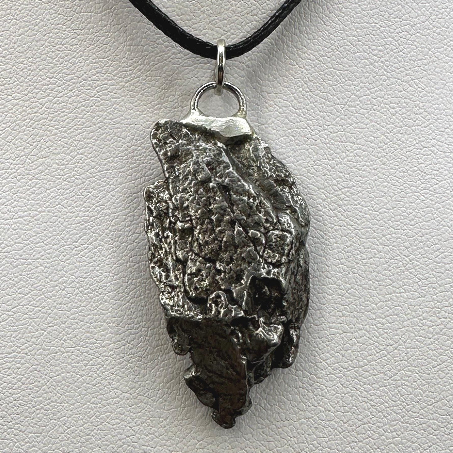 Beautiful Meteorite Campo del Cielo Pendant 14.23 Grams, Astronomy Gift, Authentic Meteorite, Meteorite Jewelry, Meteorite Pendant, COA