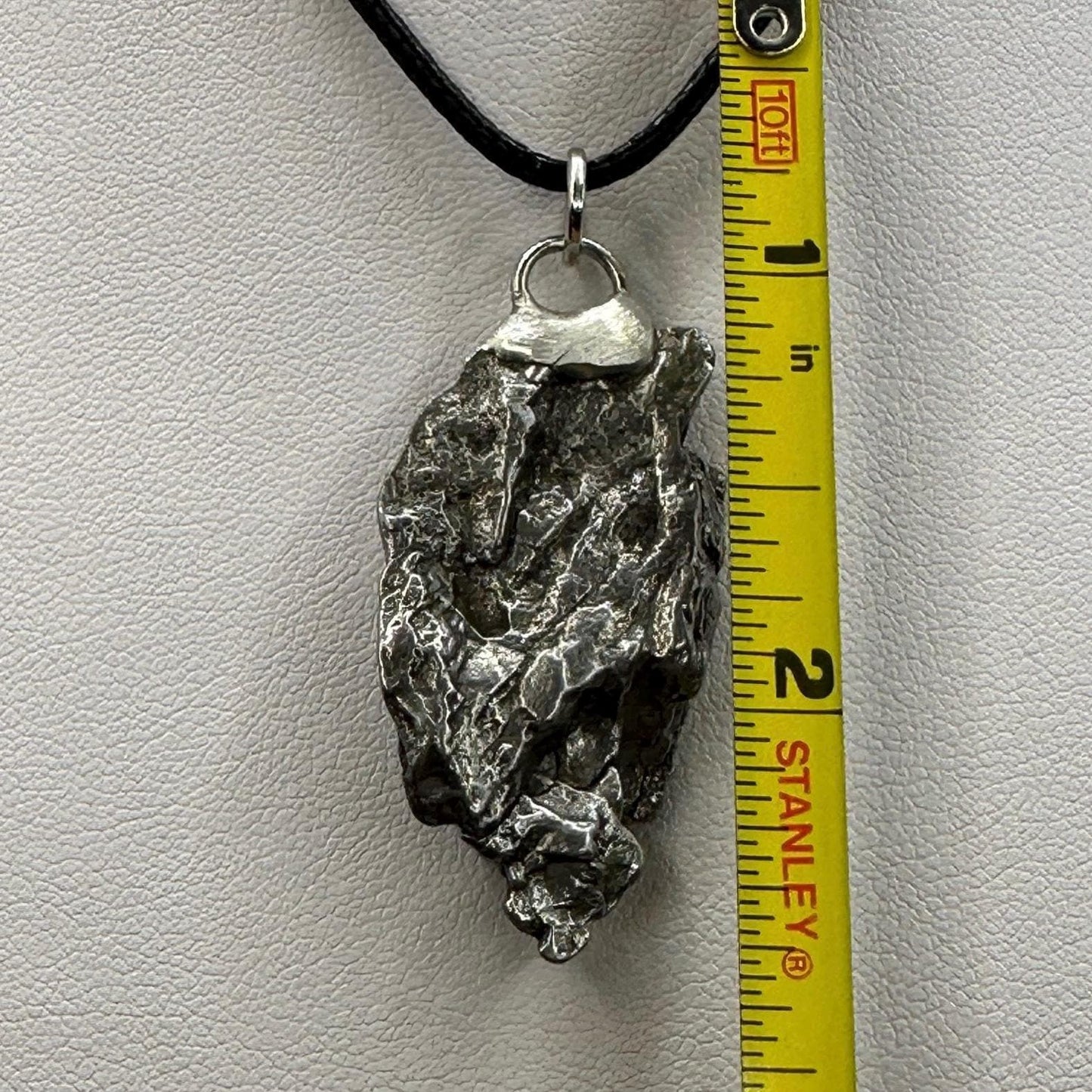 Beautiful Meteorite Campo del Cielo Pendant 14.23 Grams, Astronomy Gift, Authentic Meteorite, Meteorite Jewelry, Meteorite Pendant, COA