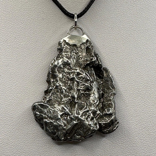 Beautiful Meteorite Campo del Cielo Pendant, 40.70 grams, Astronomy Gift, Authentic Meteorite, Meteorite Jewelry, Meteorite Pendant, COA