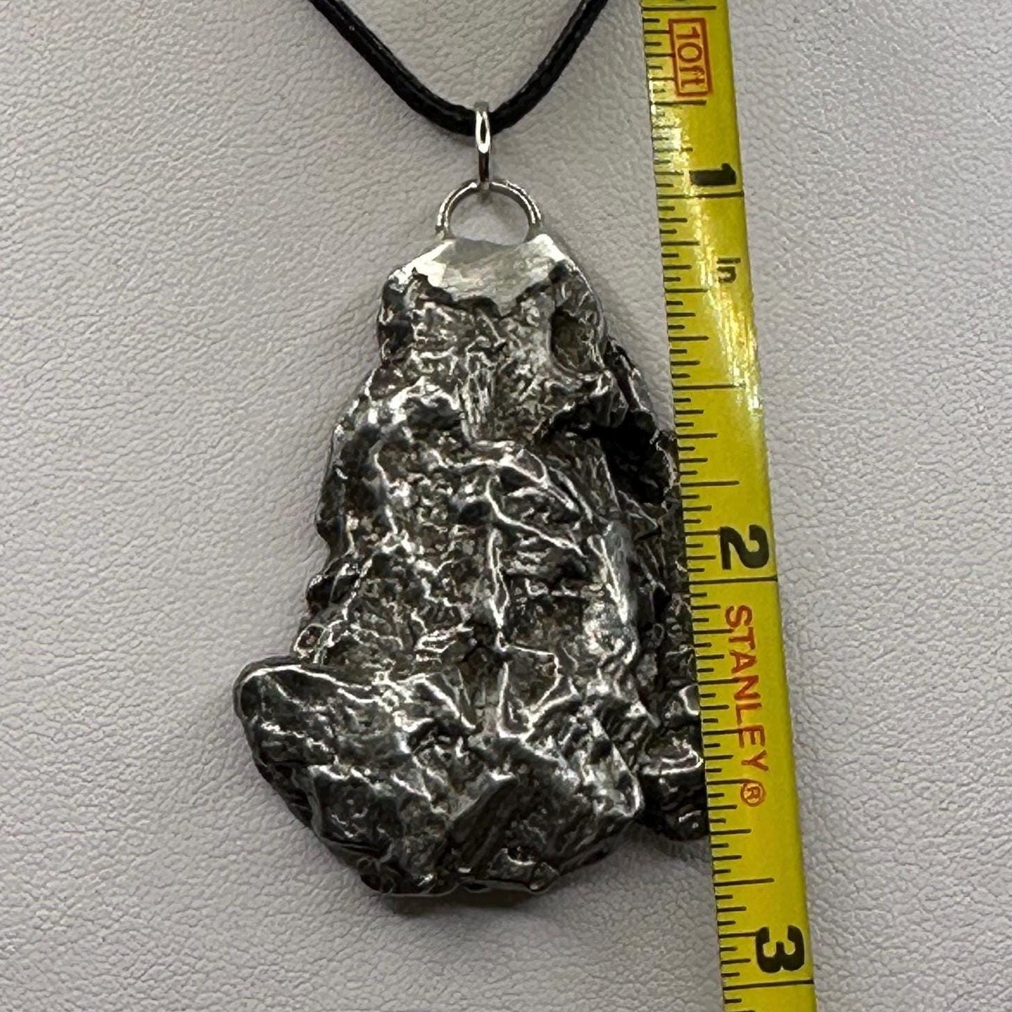 Beautiful Meteorite Campo del Cielo Pendant, 40.70 grams, Astronomy Gift, Authentic Meteorite, Meteorite Jewelry, Meteorite Pendant, COA