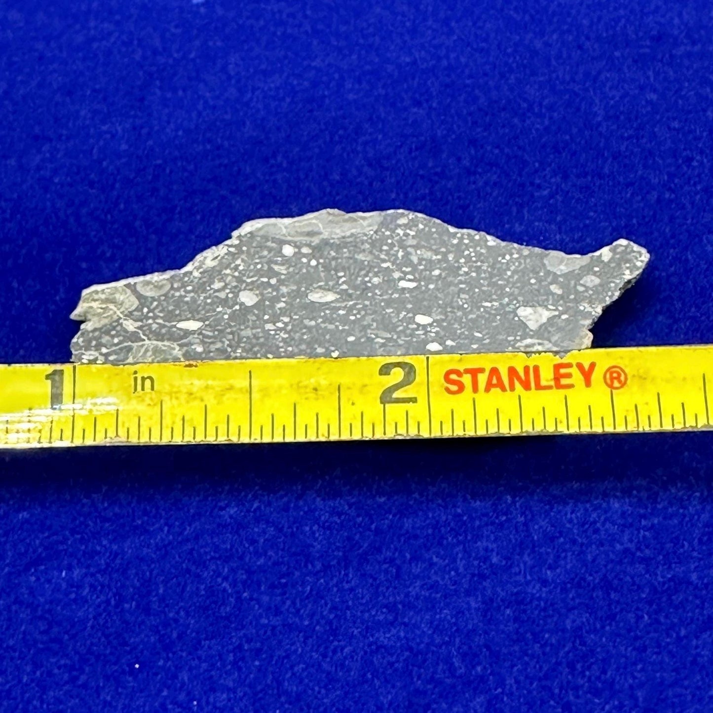 NWA 15583 Moon|Lunar Meteorite Slice, Feldspathic Breccia, Moon Meteorite, Meteorite Collection,Lunar Feldspathic Breccia, 5.25 grams