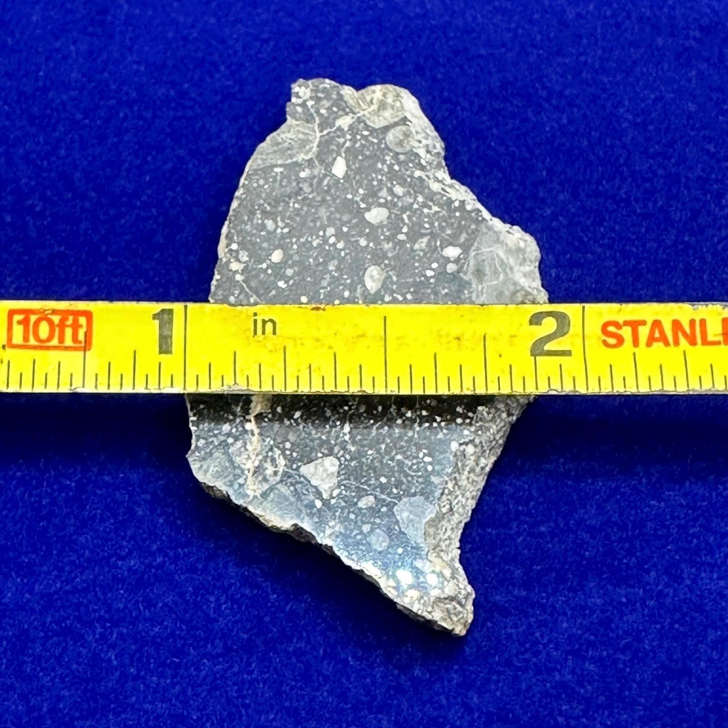 NWA 15583 Moon|Lunar Meteorite Slice, Feldspathic Breccia, Moon Meteorite, Meteorite Collection,Lunar Feldspathic Breccia, 5.25 grams