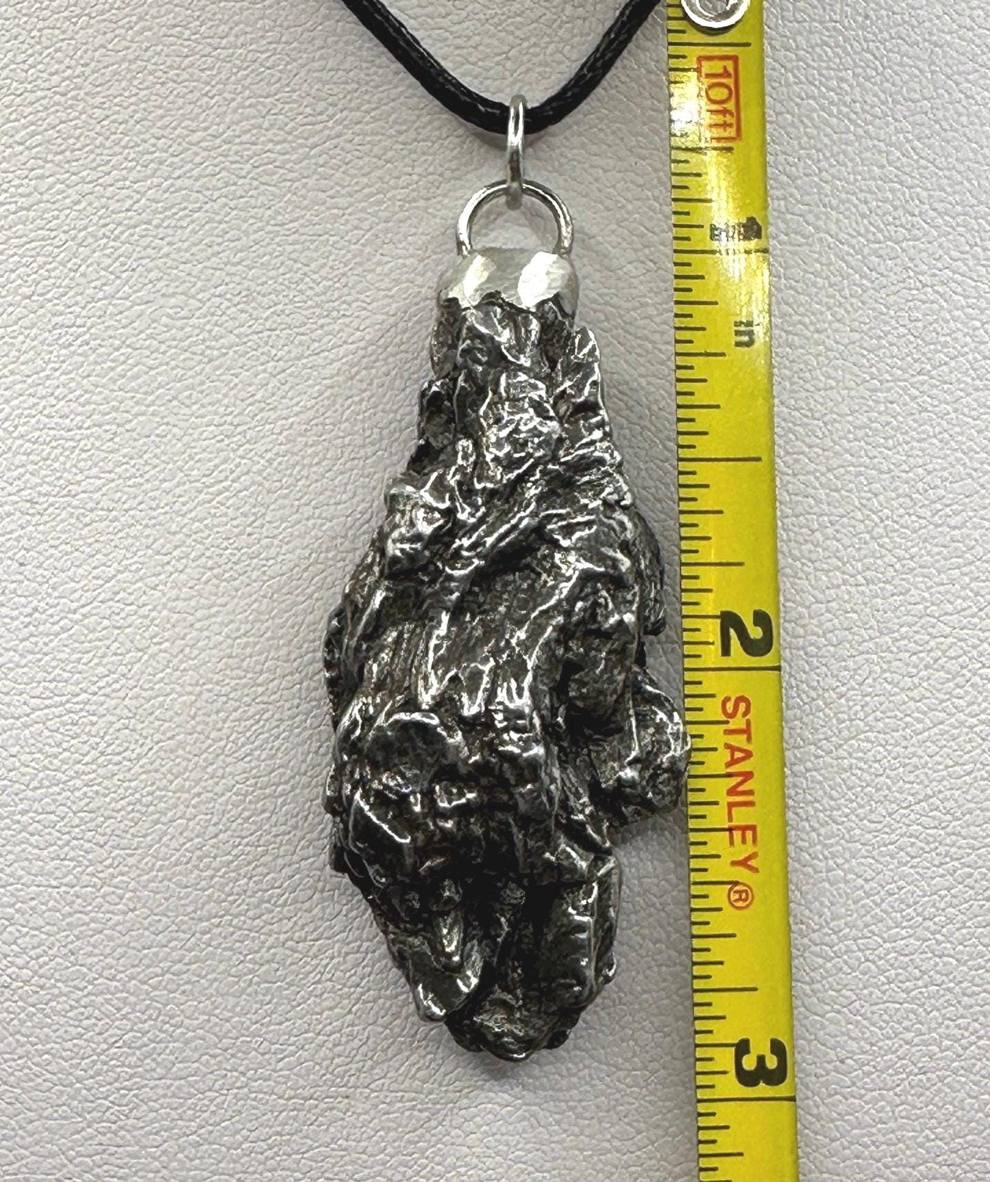 Beautiful Meteorite Campo del Cielo Pendant, 33.92 grams, Astronomy Gift, Authentic Meteorite, Meteorite Jewelry, Meteorite Pendant, COA