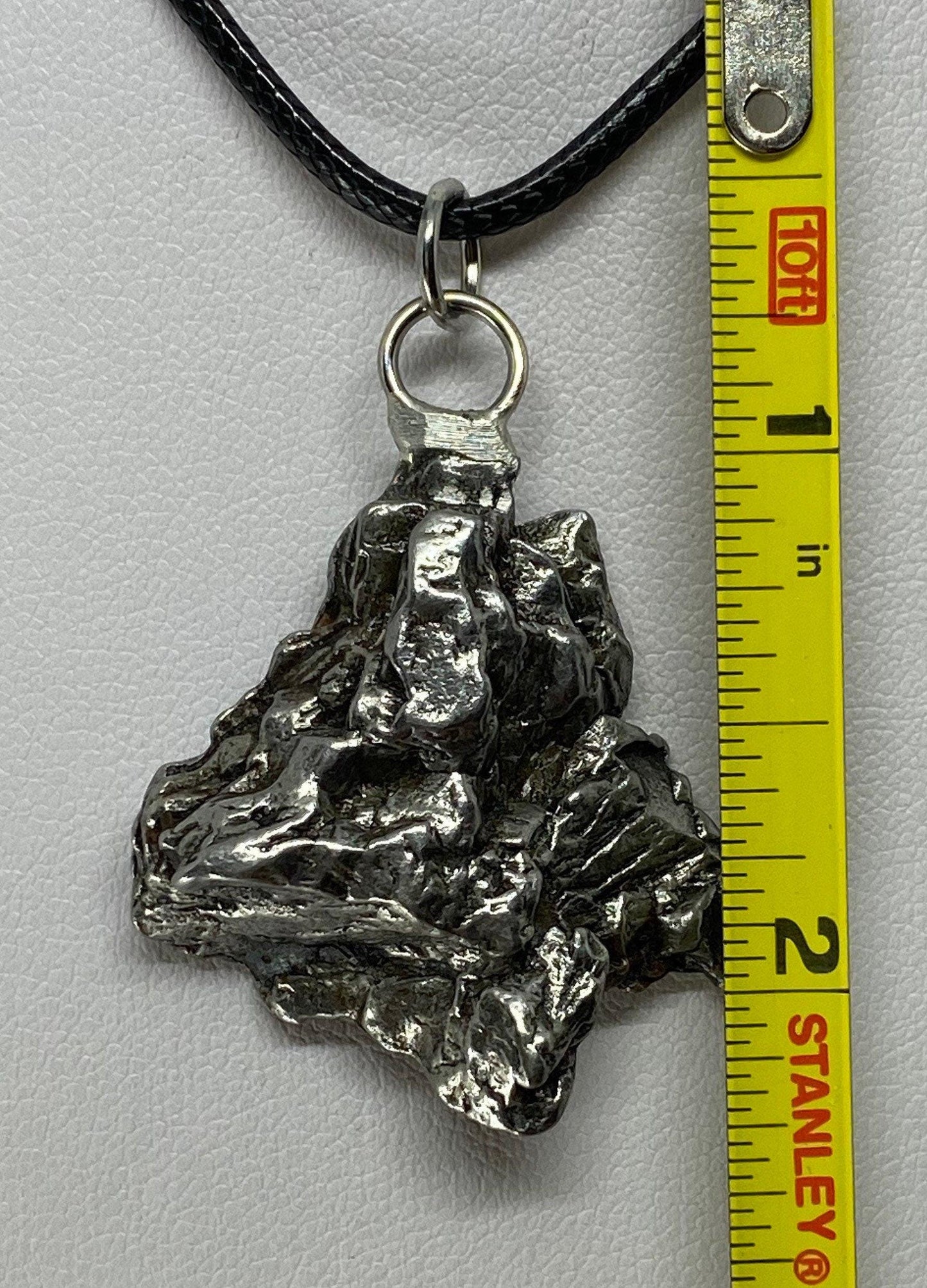 Meteorite Campo del Cielo Pendant 18.61 grams, Beautiful and unique meteorite formation, a gift from the cosmos