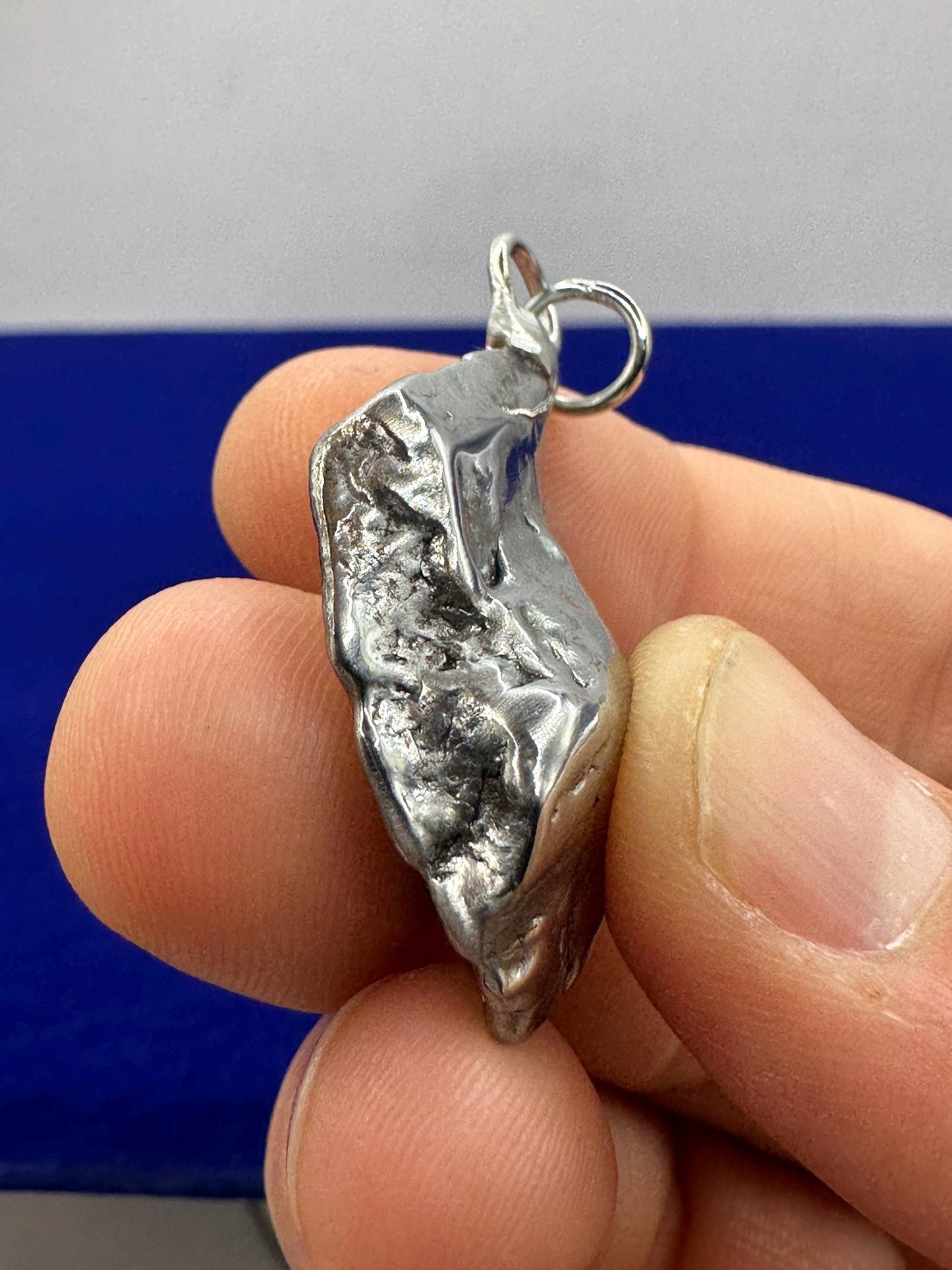 Beautiful Aletai Meteorite Pendant, 17.84 grams, Astronomy Gift, Authentic Meteorite, Meteorite Jewelry, Meteorite Pendant, COA, Space Gift