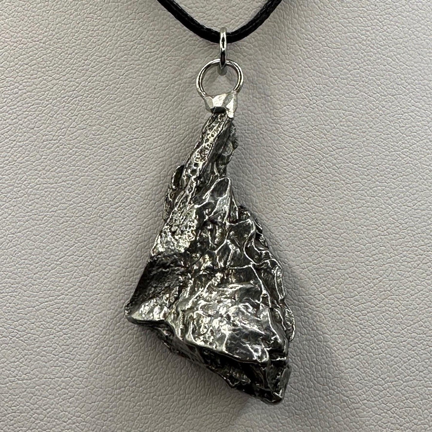 Beautiful Meteorite Campo del Cielo Pendant, 22.33 grams, Astronomy Gift, Authentic Meteorite, Meteorite Jewelry, Meteorite Pendant, COA