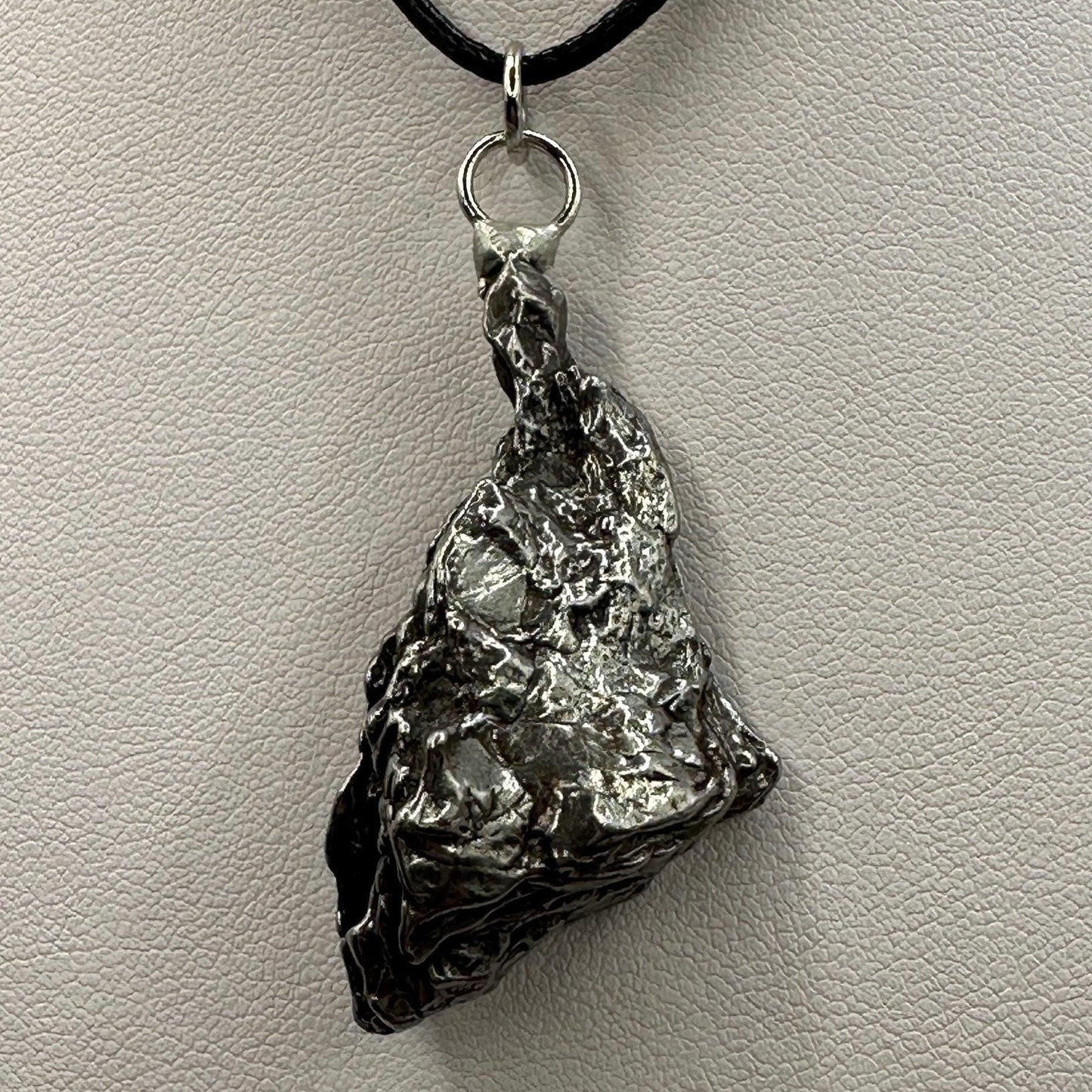 Beautiful Meteorite Campo del Cielo Pendant, 22.33 grams, Astronomy Gift, Authentic Meteorite, Meteorite Jewelry, Meteorite Pendant, COA