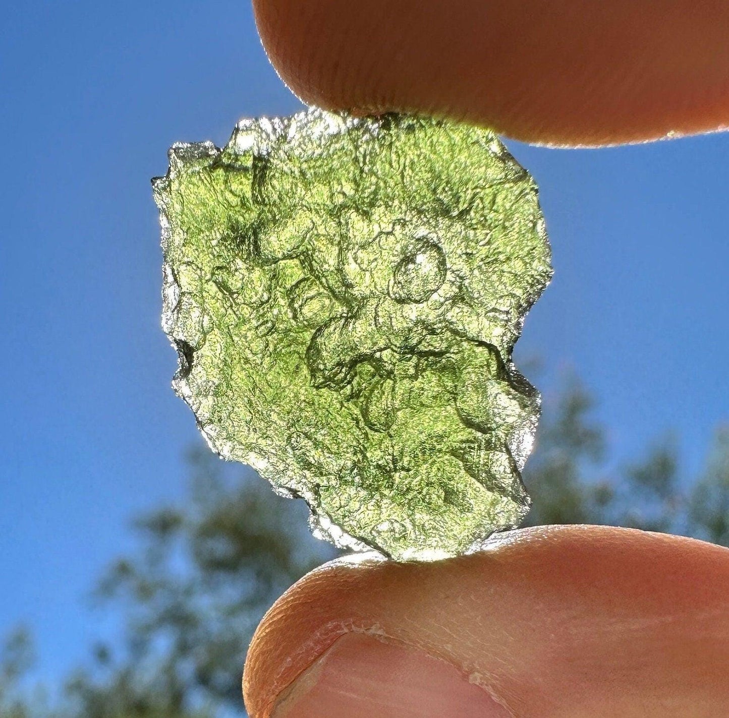 Moldavite Tektite Specimen, High Quality, Transformation, Manifestation, Reiki, Authentic Moldavite Specimen, 3.67 grams|18.35 carats