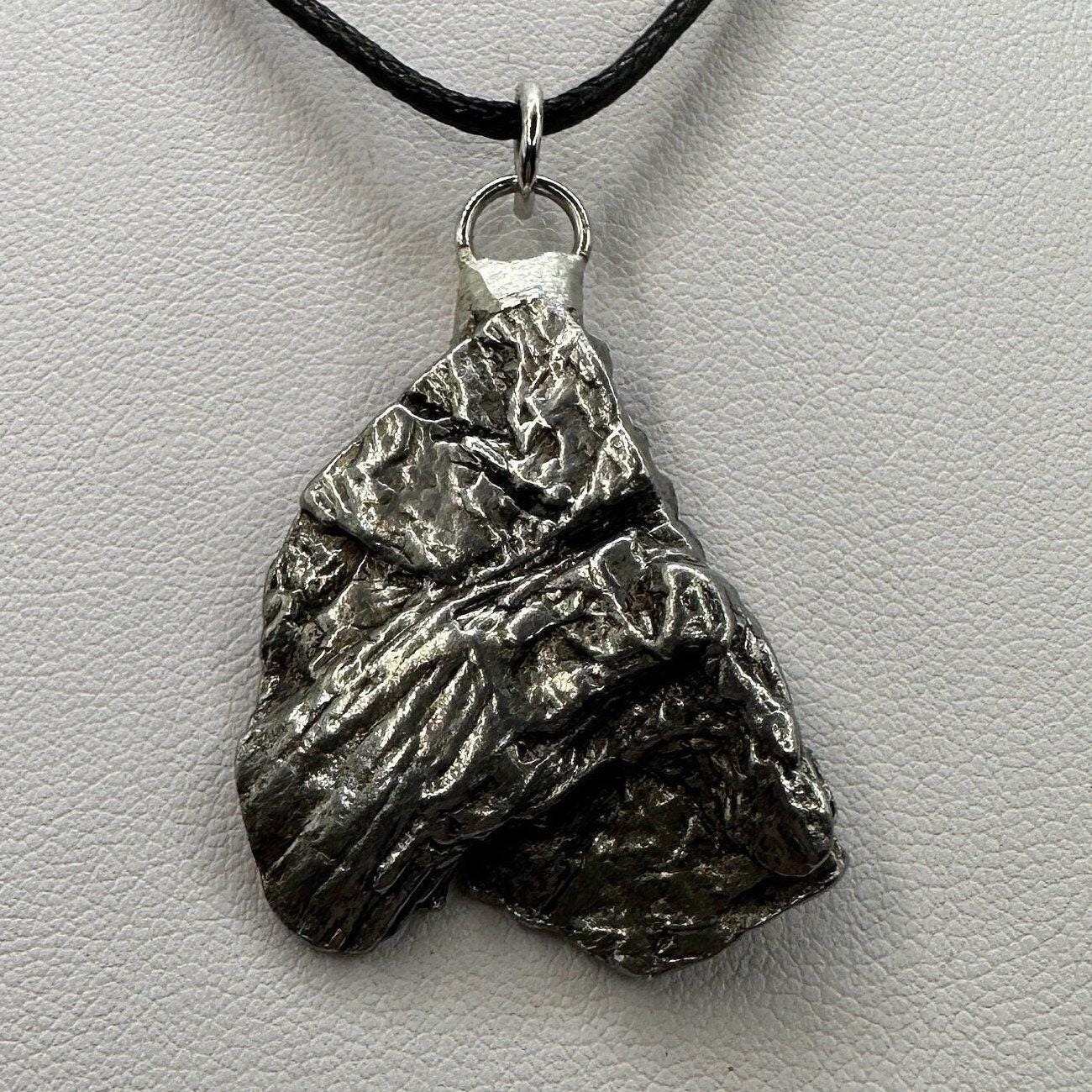 Beautiful Aletai Meteorite Pendant, 20.89 grams, Astronomy Gift, Authentic Meteorite, Meteorite Jewelry, Meteorite Pendant, COA, Space Gift