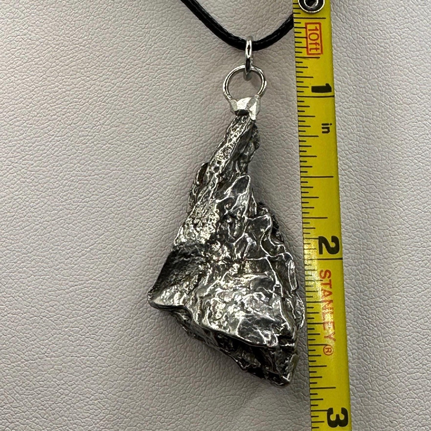 Beautiful Meteorite Campo del Cielo Pendant, 22.33 grams, Astronomy Gift, Authentic Meteorite, Meteorite Jewelry, Meteorite Pendant, COA